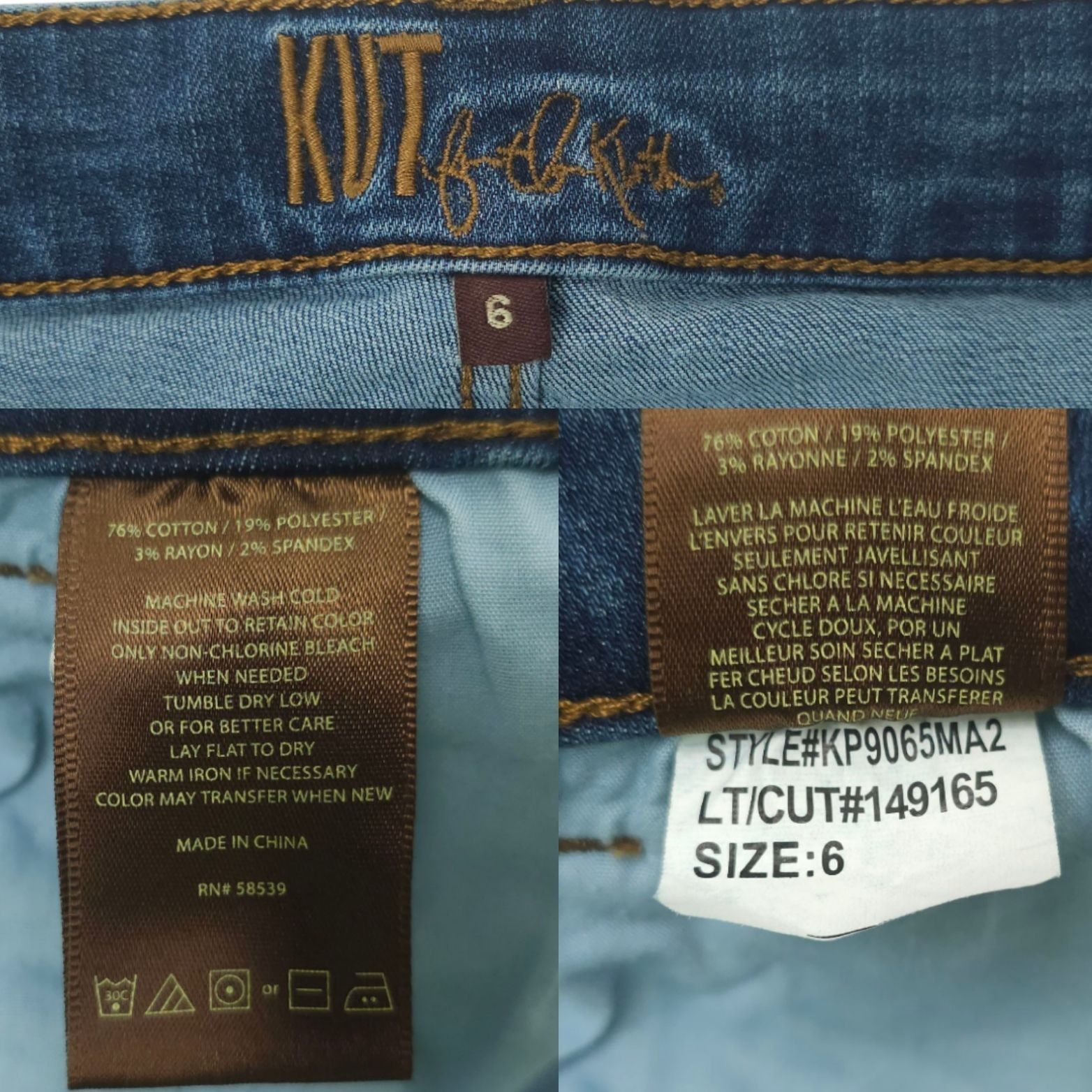 Other Kut From The Kloth Boyfriend Jeans Womens 6 Straight Size 28" / US 6 / IT 42 - 8 Thumbnail