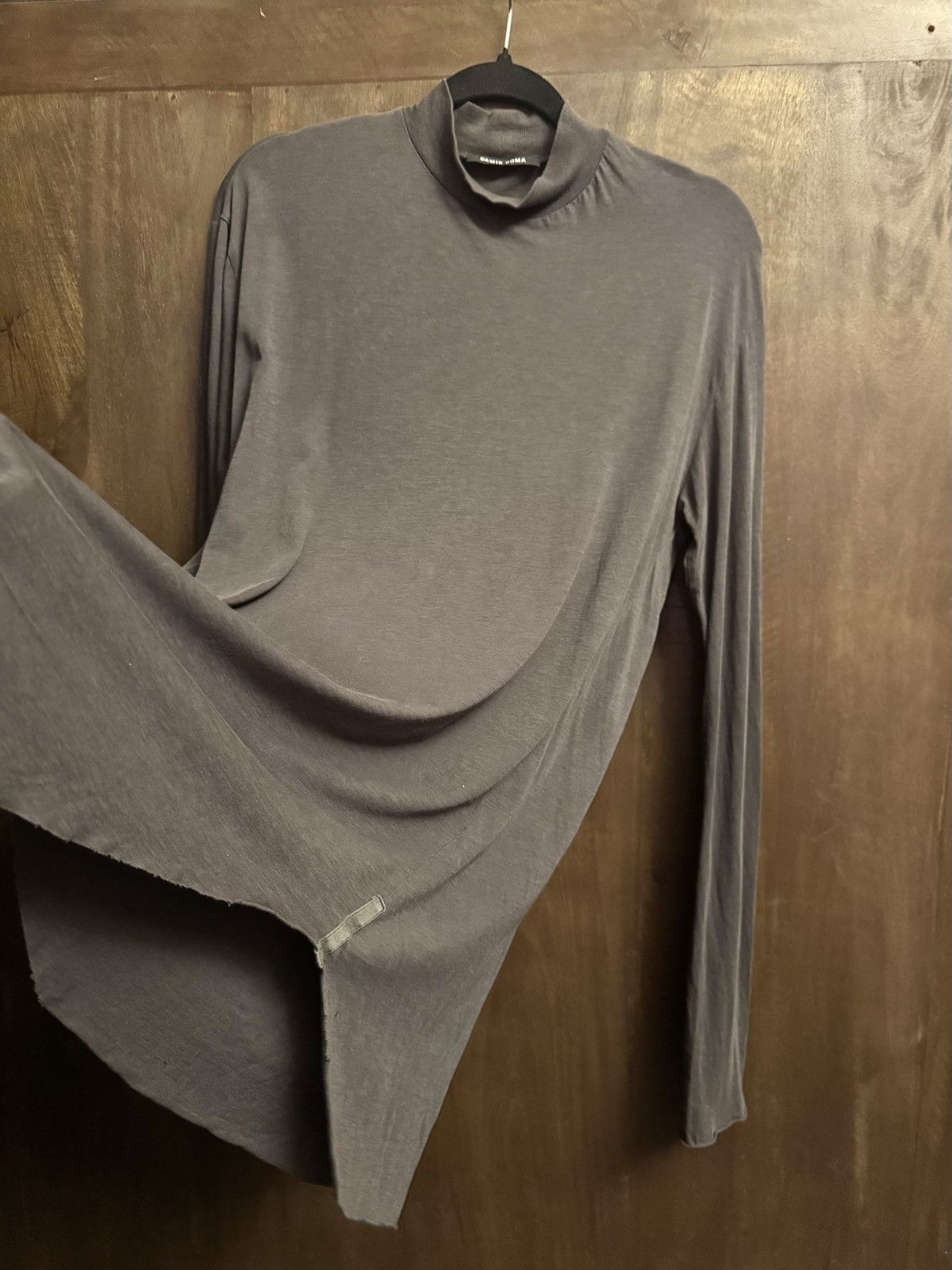 Damir Doma damir doma silk cotton gray asymmetrical top 46 men Size US S / EU 44-46 / 1 - 6 Thumbnail