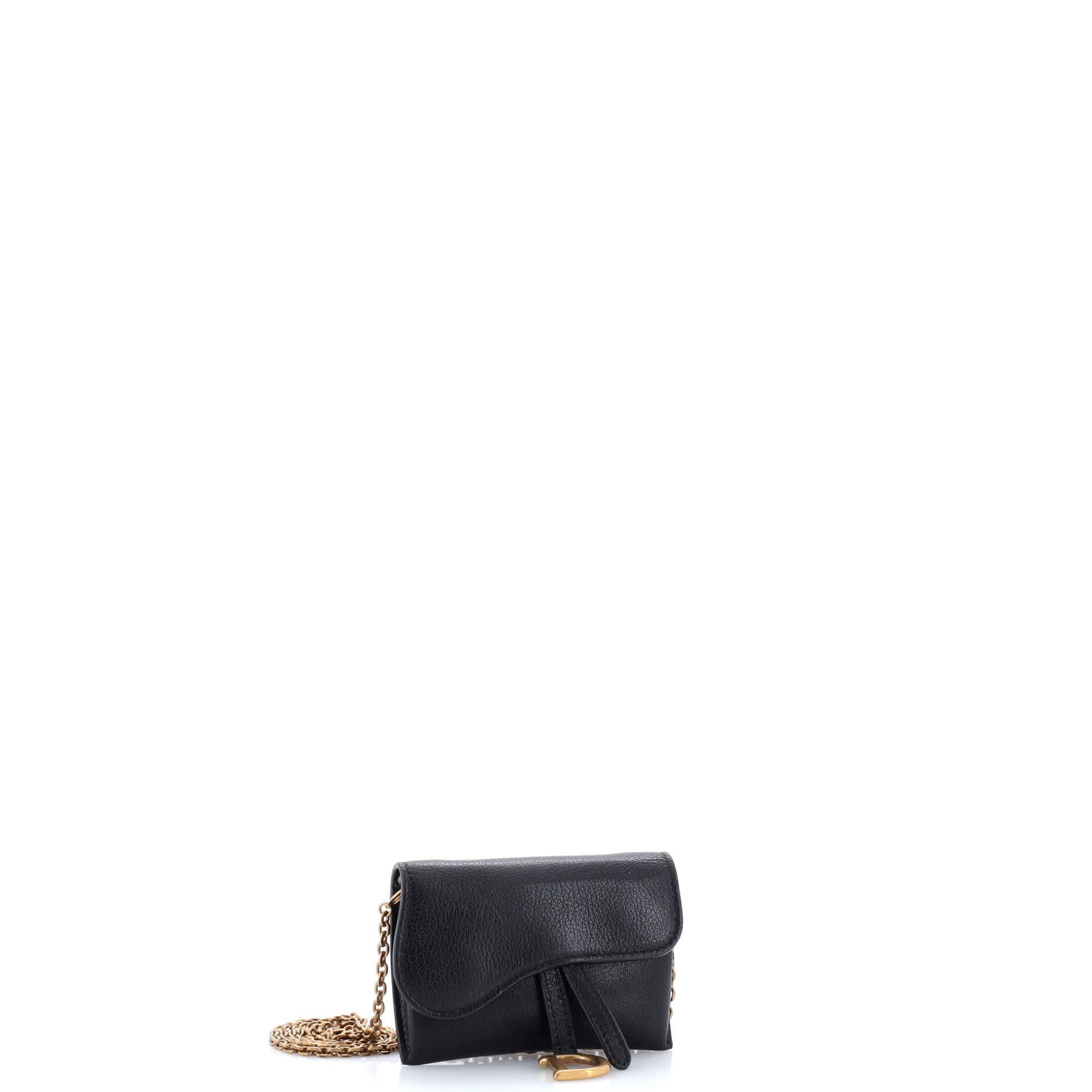 Dior Saddle Nano Pouch Leather Size ONE SIZE - 1 Thumbnail