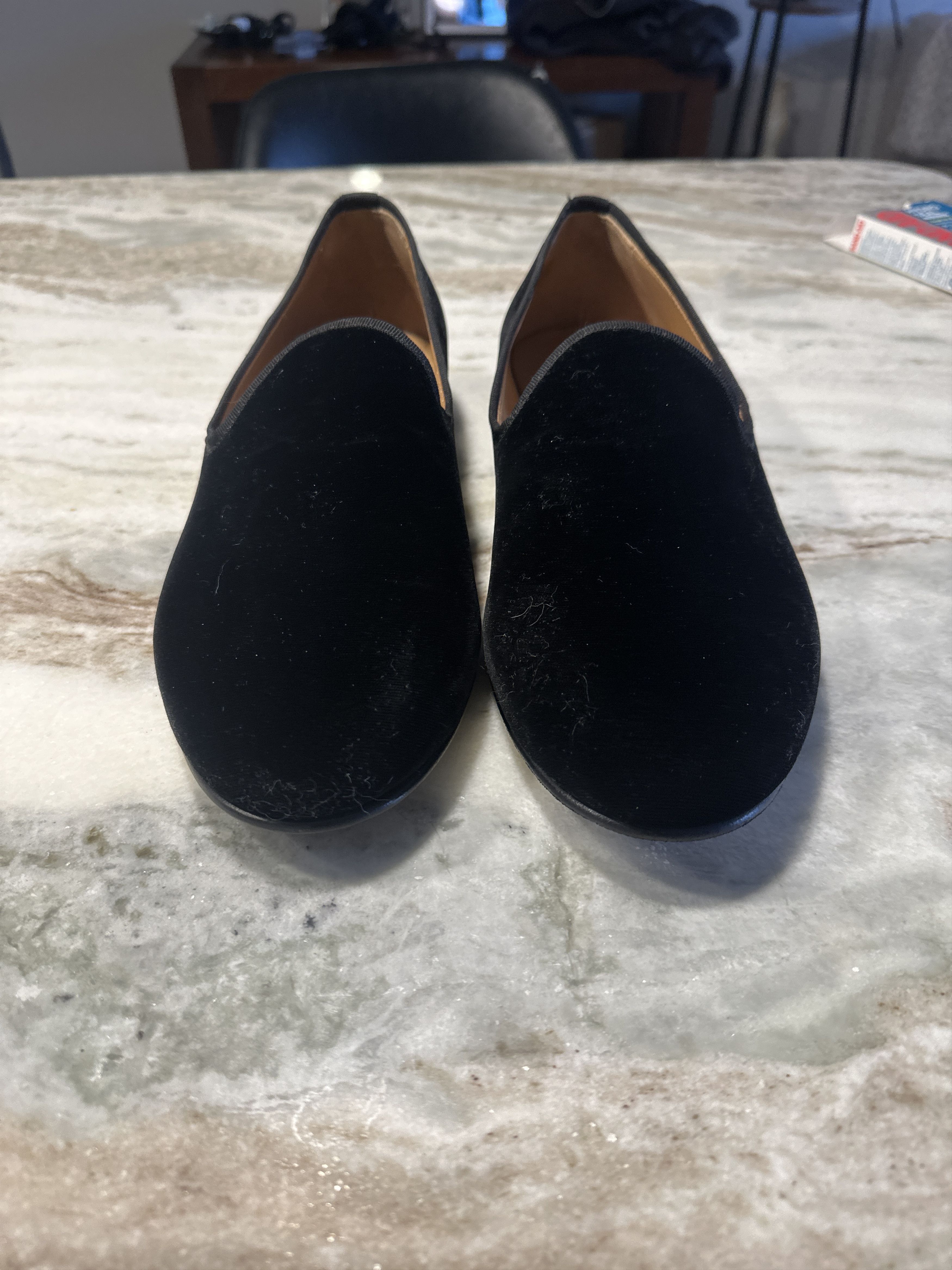 Del Toro Del Toro Black Velvet Slipper II (Gently Used) Size US 12 / EU 45 - 2 Thumbnail