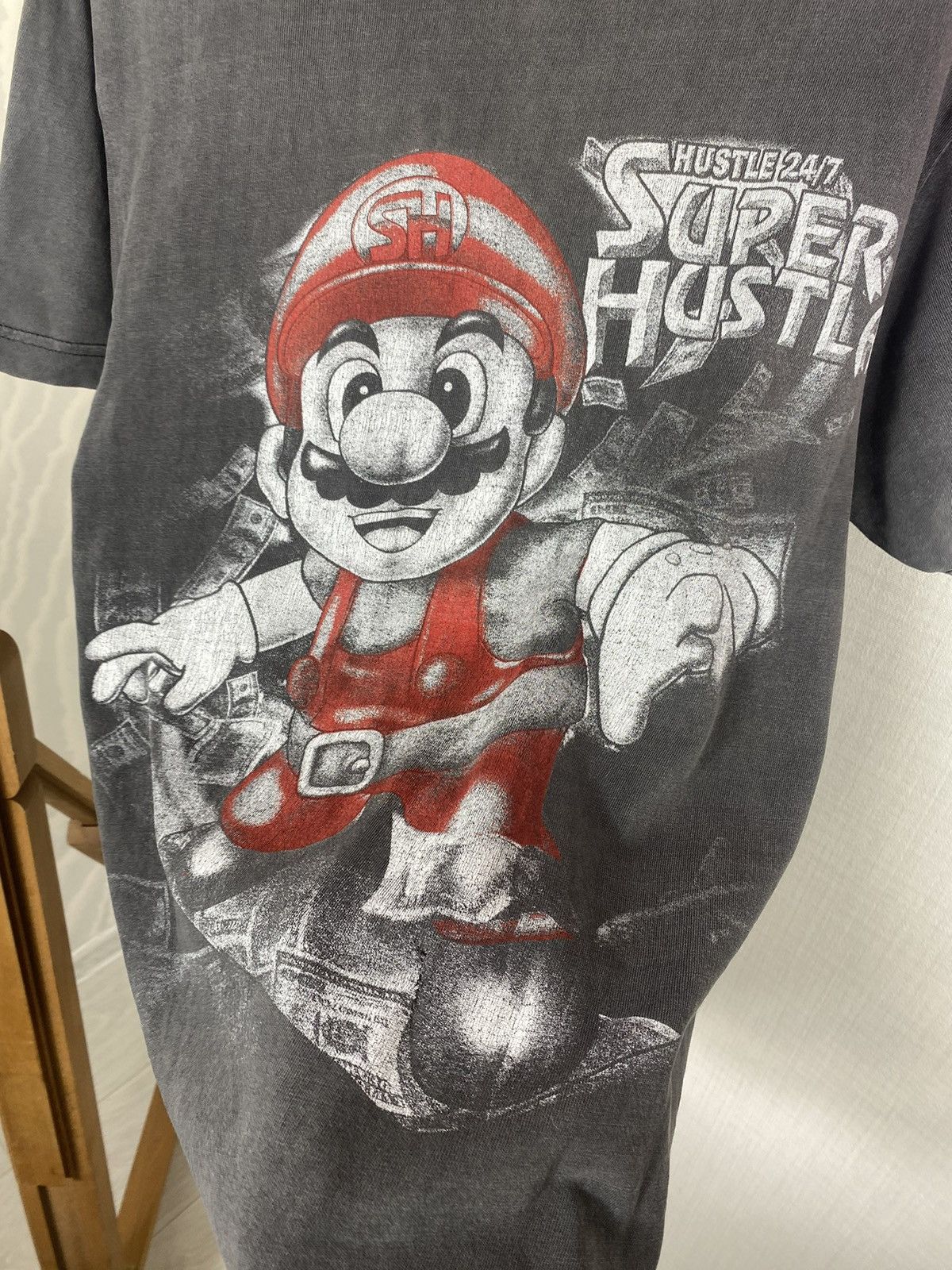 Nintendo × Vintage Mario Super Hustla T Shirt Size US M / EU 48-50 / 2 - 8 Thumbnail