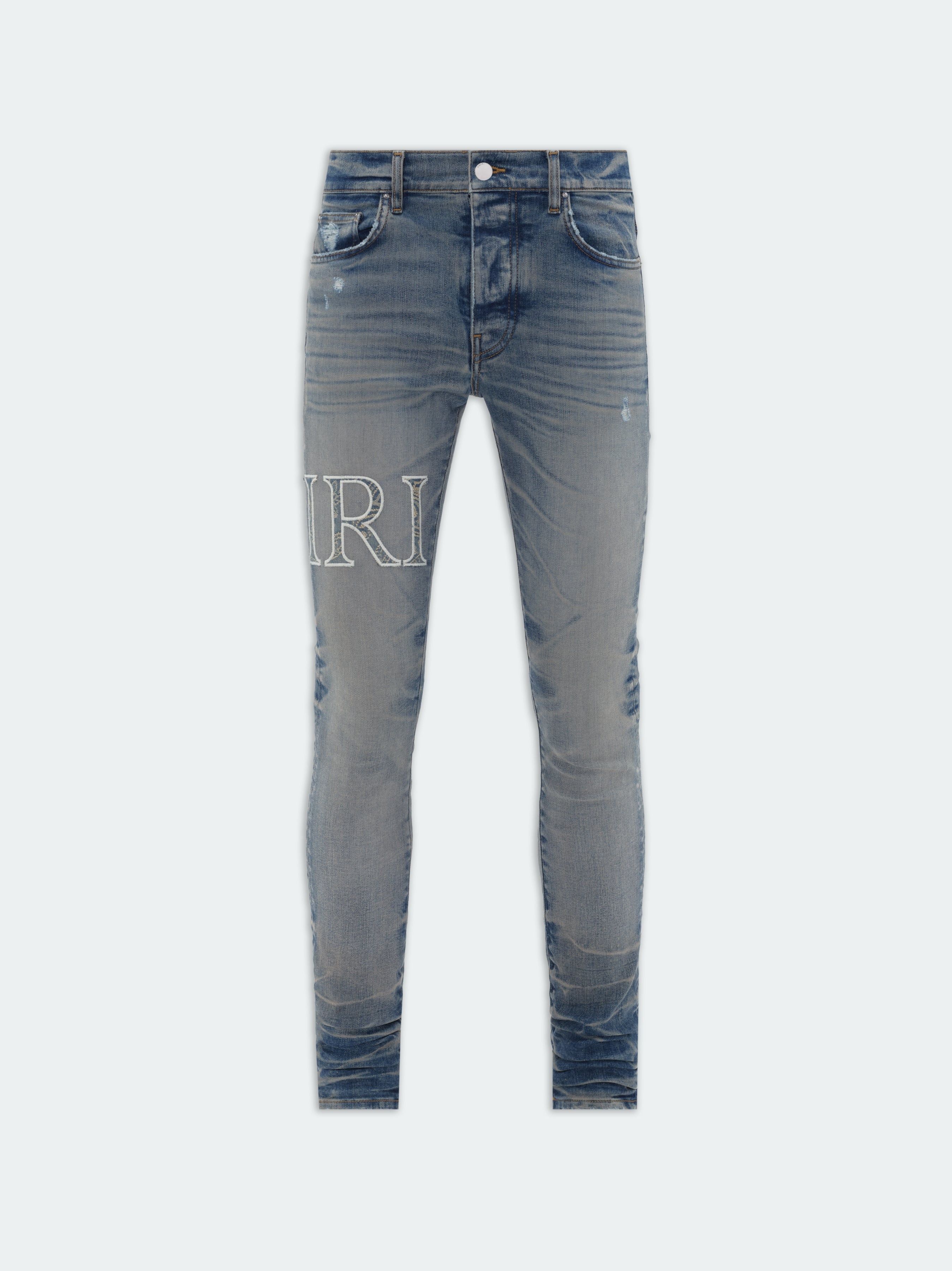Amiri oc11z0225 Core Logo Jeans in Blue Size US 31 - 1 Thumbnail