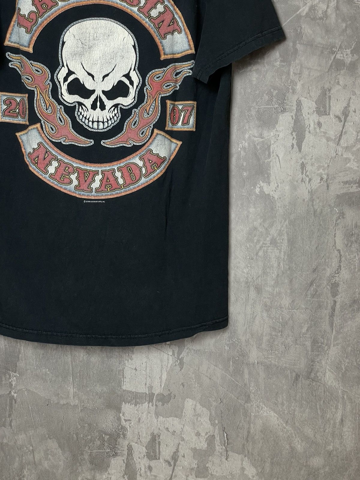Vintage Vintage Y2K Motorcycle Art Tee Skulls Laughlin Nevada Size US S / EU 44-46 / 1 - 6 Thumbnail