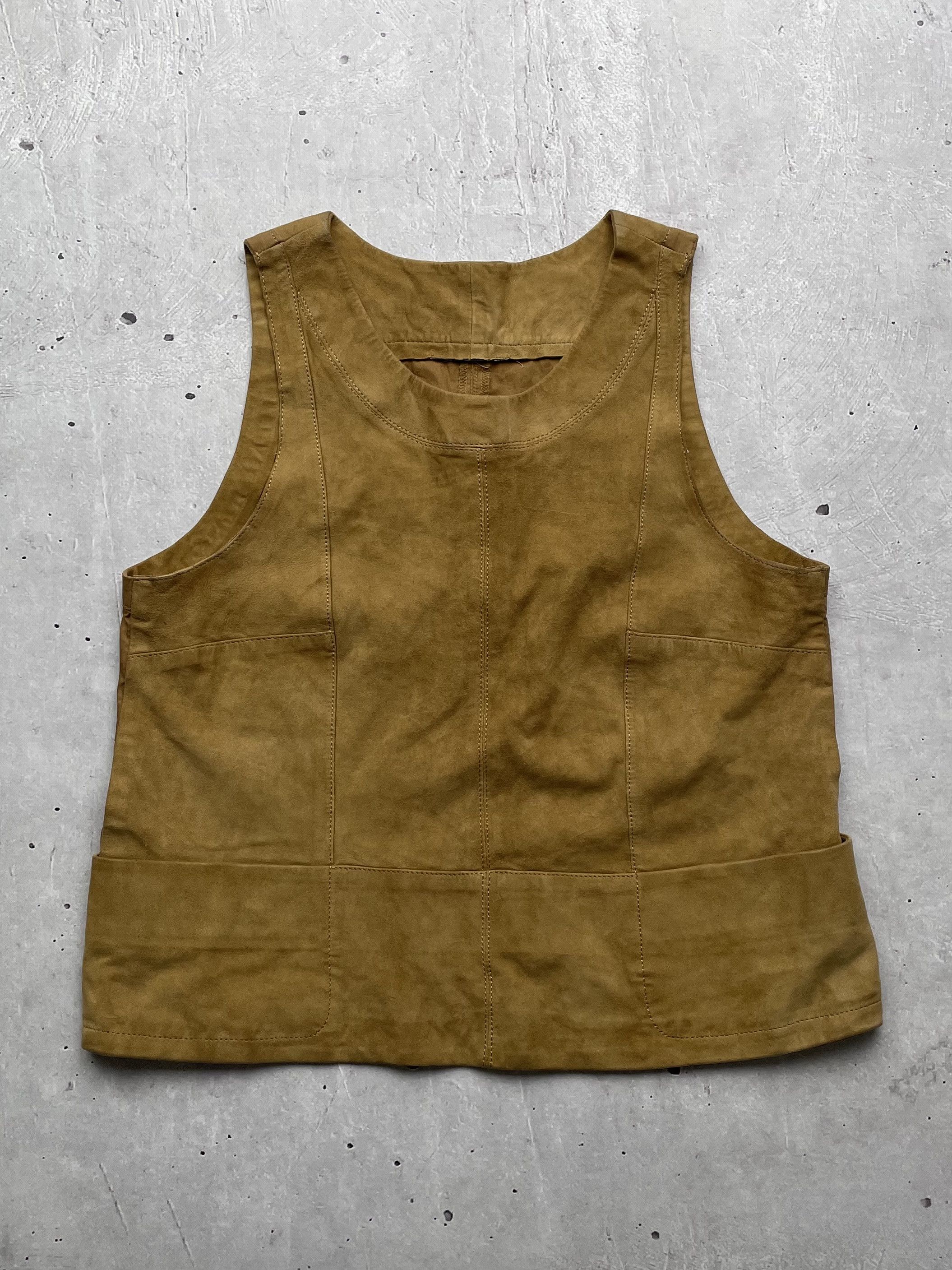 Vintage Vintage Suede Tank Top Size M / US 6-8 / IT 42-44 - 1 Thumbnail