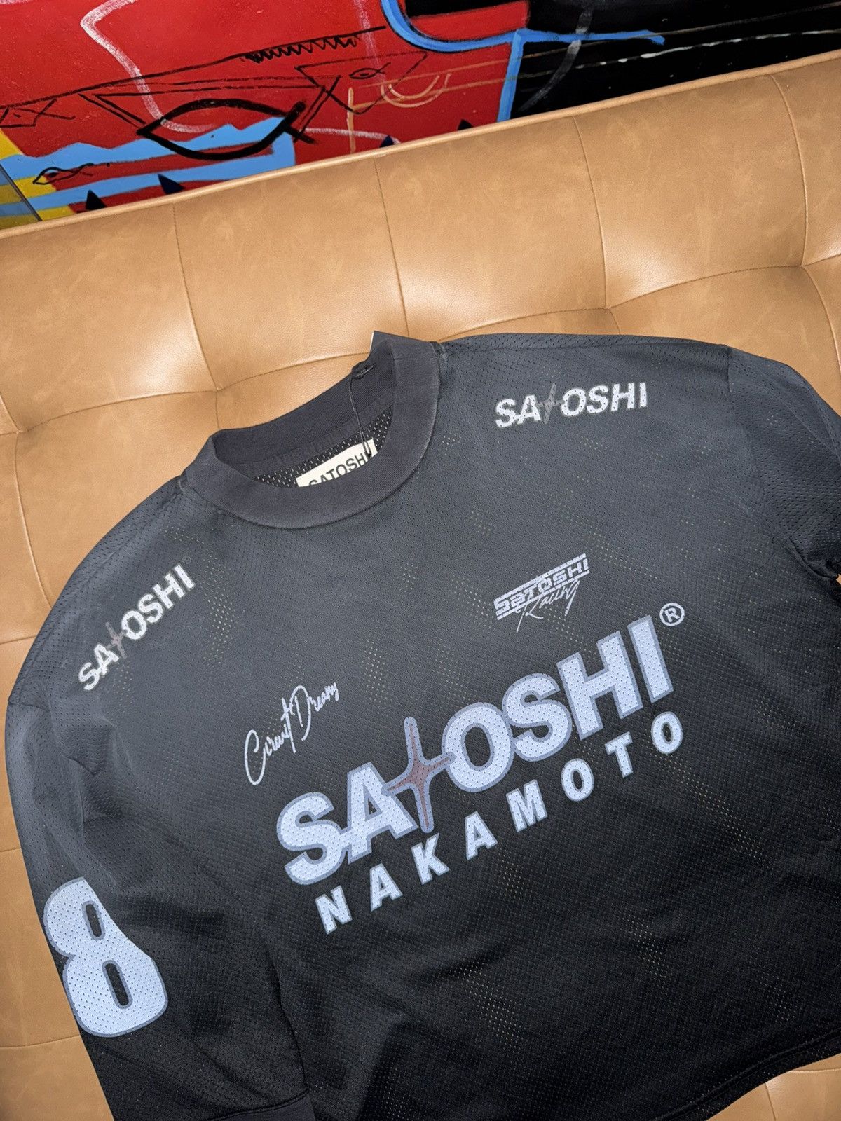 Satoshi Nakamoto Satoshi nakamoto logo mesh jersey Size US L / EU 52-54 / 3 - 4 Thumbnail