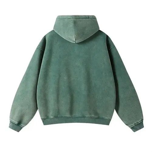 Japanese Brand Washed Distressed Loose Zipper Hoodie Sweatshirt y2k Size US XL / EU 56 / 4 - 3 Thumbnail