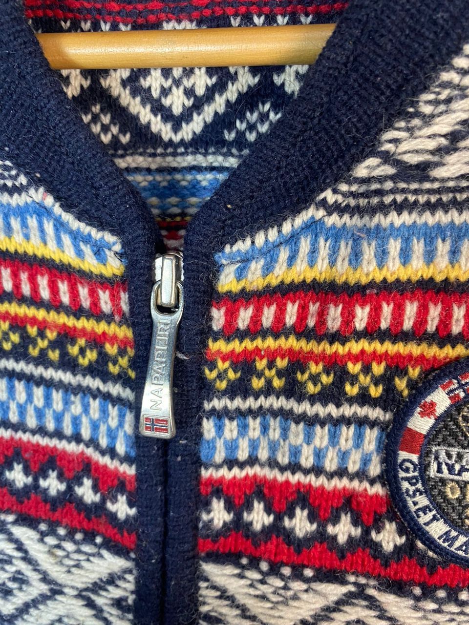 Napapijri × Native Napapijri native knit zipper sleeveless sweater Size US S / EU 44-46 / 1 - 5 Thumbnail