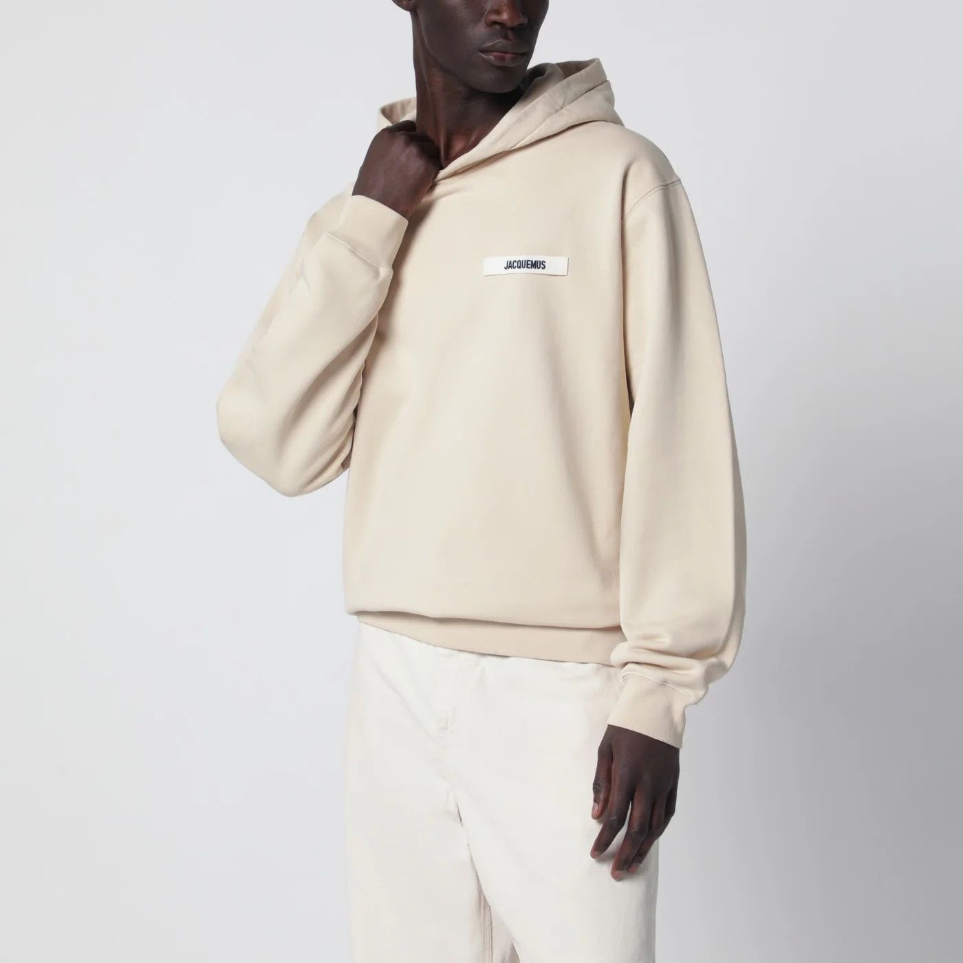 Jacquemus o1d2blof0526 Sweatshirt Hoodies in Beige Size US L / EU 52-54 / 3 - 1 Thumbnail
