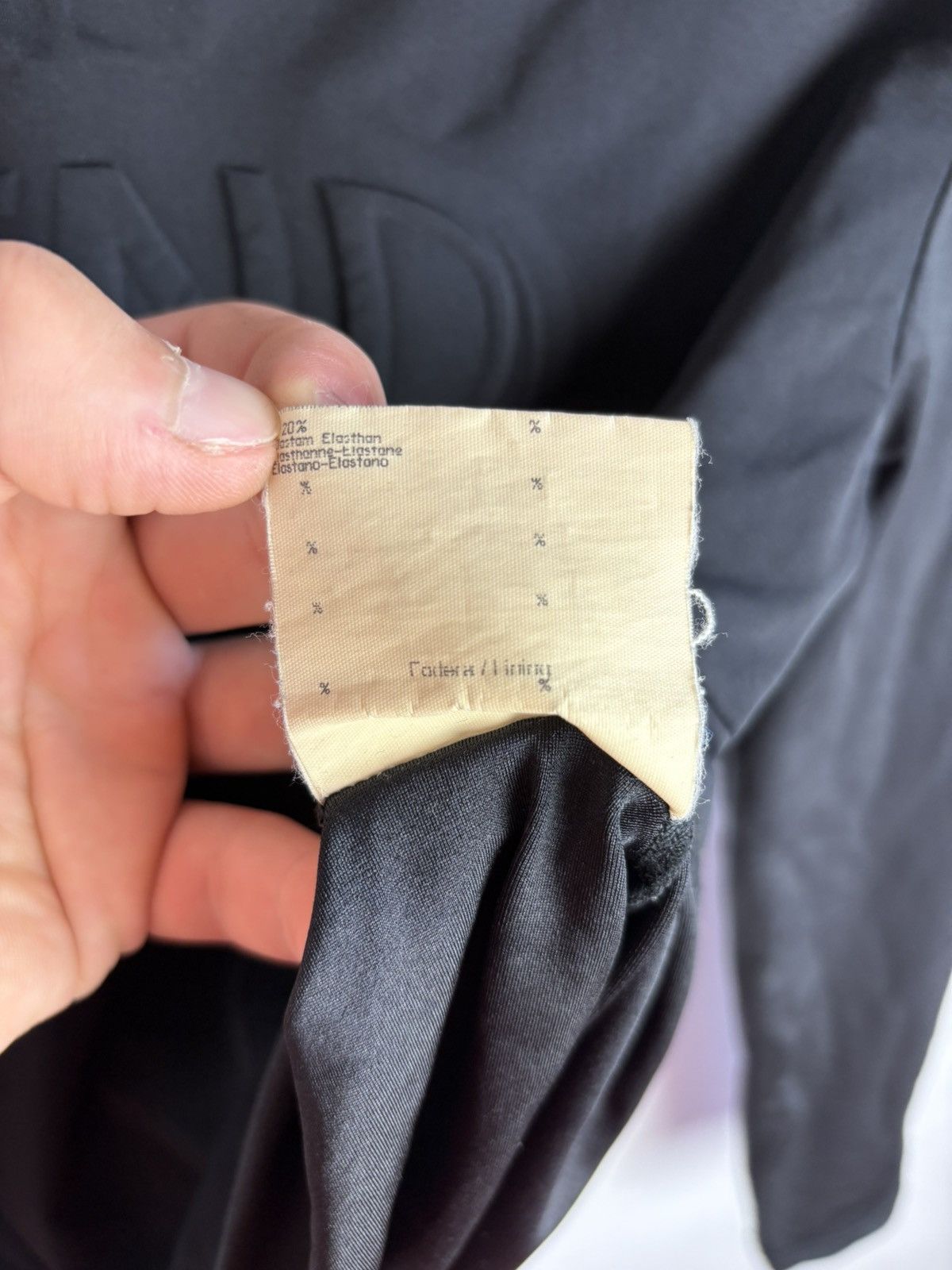 Fendi Vintage Fendi Jeans Women's Stretch Long Sleeve Black Blouse Size M / US 6-8 / IT 42-44 - 8 Thumbnail