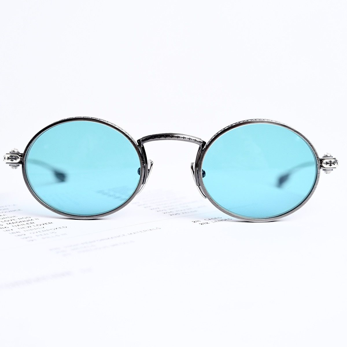 Chrome Hearts CHROME HEARTS HONEY DIPPED PEWTER SUNGLASSES Size ONE SIZE - 11 Thumbnail