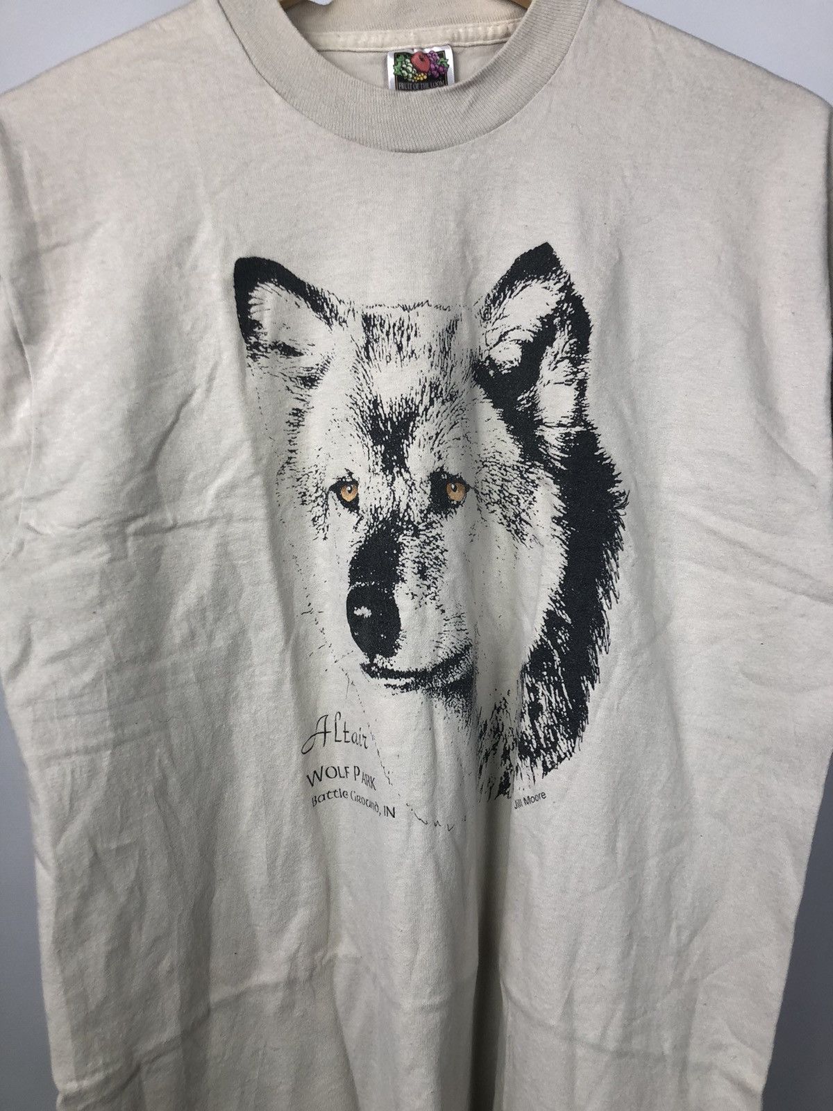 Vintage Vintage Rare 1994 T shirt Work Park Battle Ground Jill Moore Size US L / EU 52-54 / 3 - 2 Thumbnail