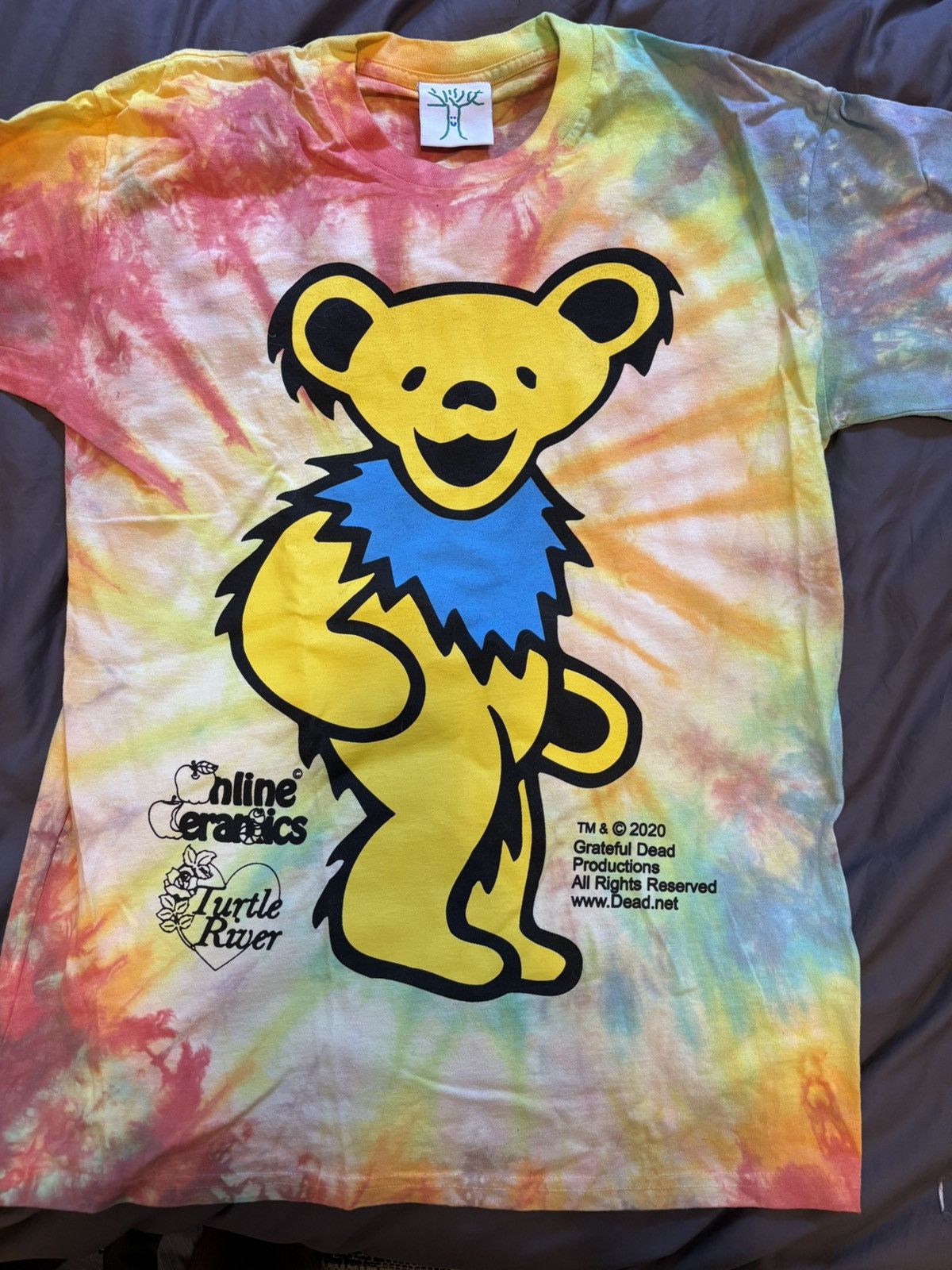 Online Ceramics Grateful Dead Tie-Dye Shirt