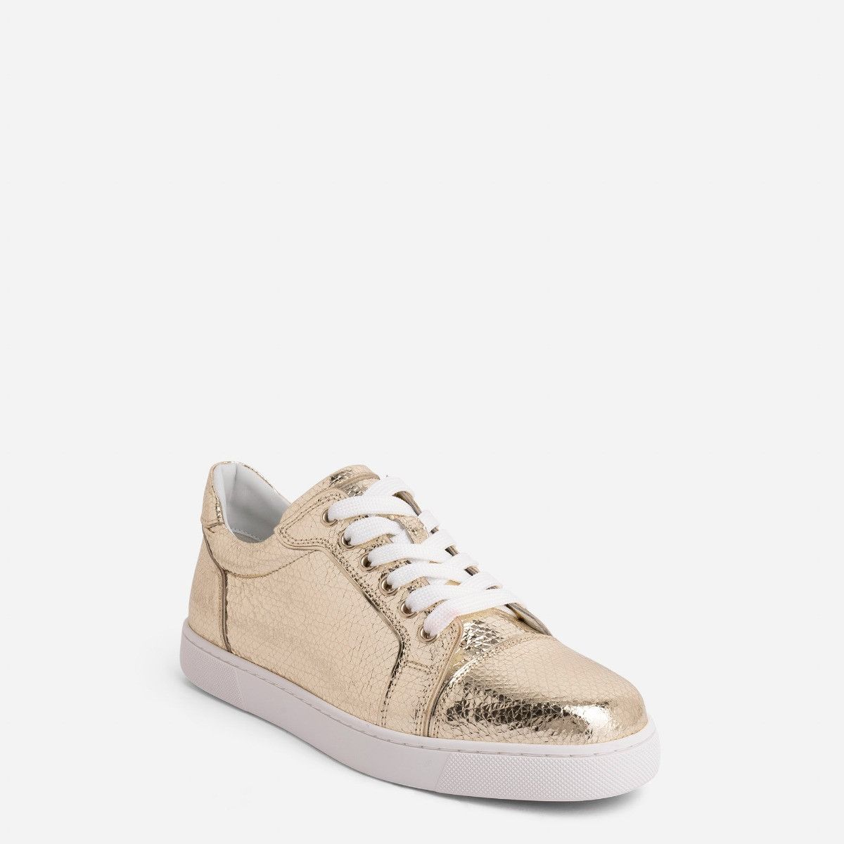 Christian Louboutin o1s1wg110924 Sneakers in Gold Size US 7 / IT 37 - 1 Thumbnail