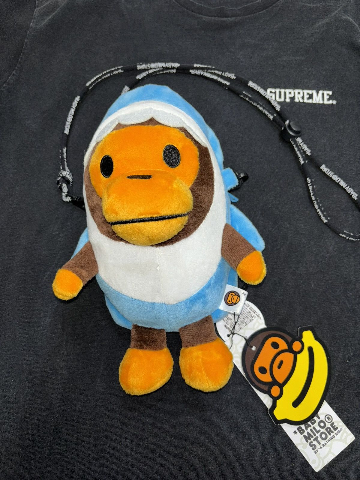 baby milo shark bag