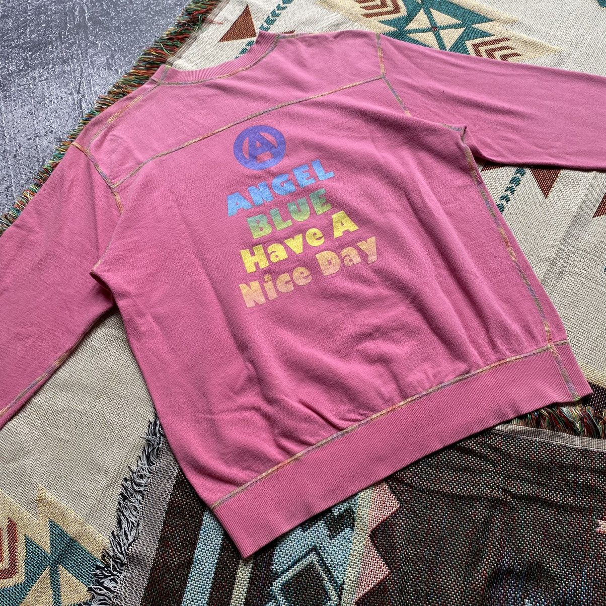 Angel Blue × Hysteric Glamour ANGEL BLUE Vintage Sweatshirt Size L / US 10 / IT 46 - 5 Thumbnail
