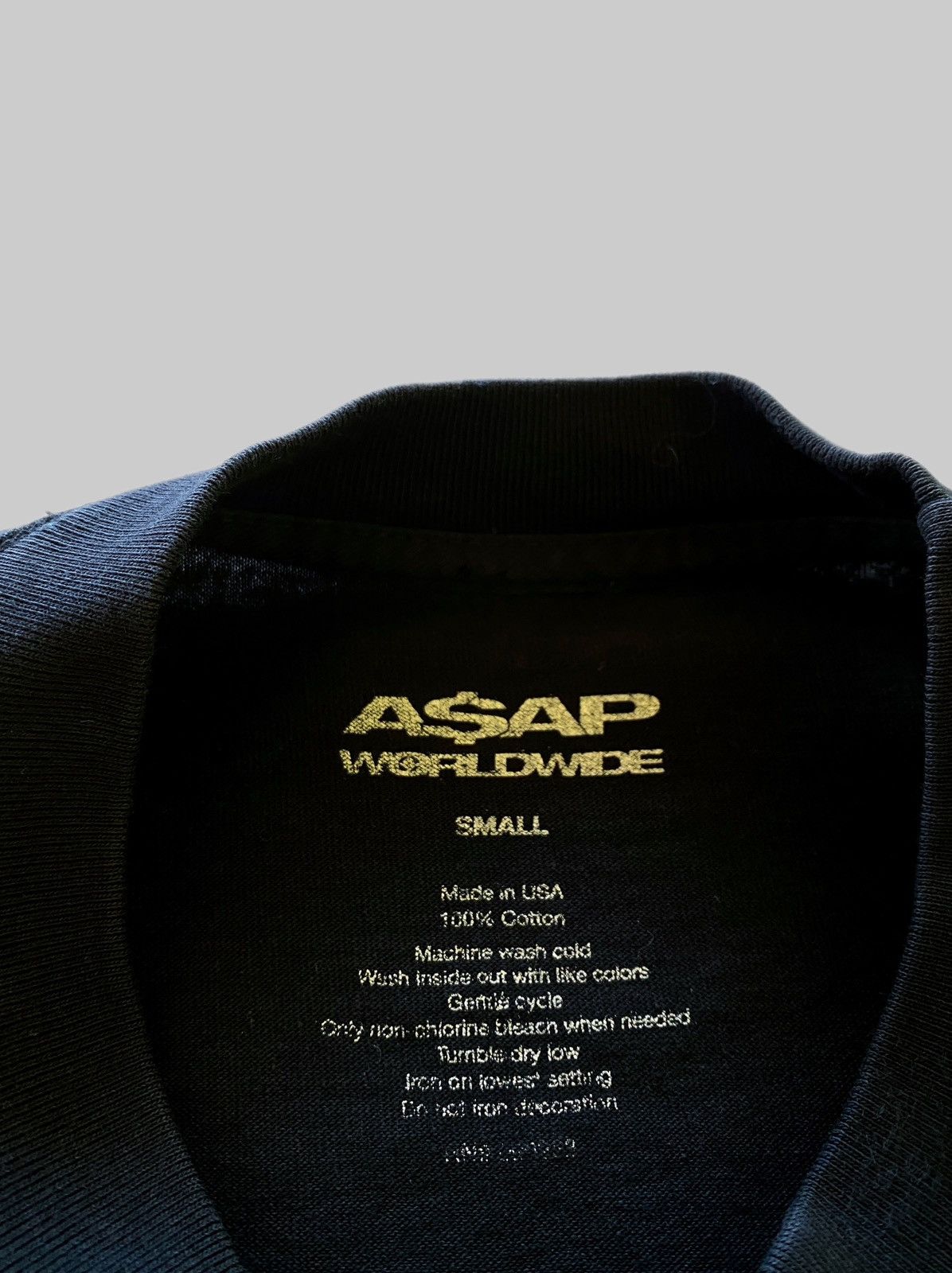 A$AP Rocky × Rap Tees × Vintage A$AP worldwide A$AP Yams LS Tshirt Size US S / EU 44-46 / 1 - 2 Thumbnail