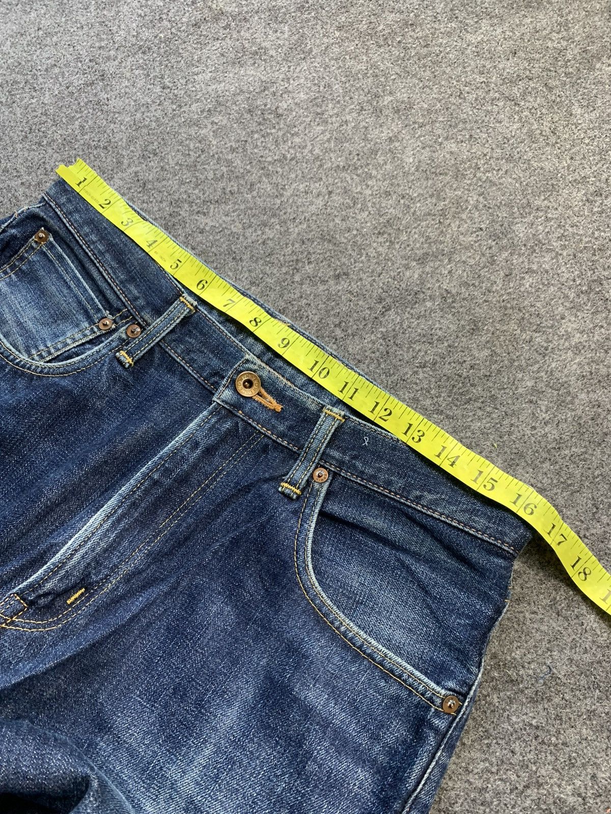 Edwin × Levi's × Vintage edwin selvedge blue jeans pant Size US 32 / EU 48 - 11 Thumbnail