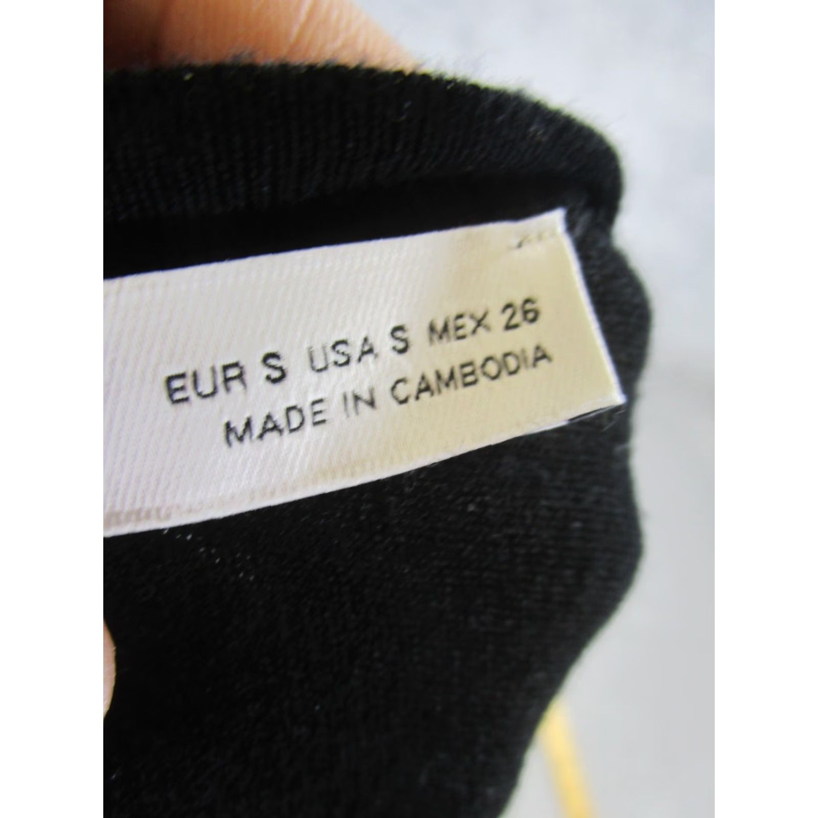 Zara Zara Sweater Womens Small Black Stretch Crew Pullover Size S / US 4 / IT 40 - 7 Thumbnail