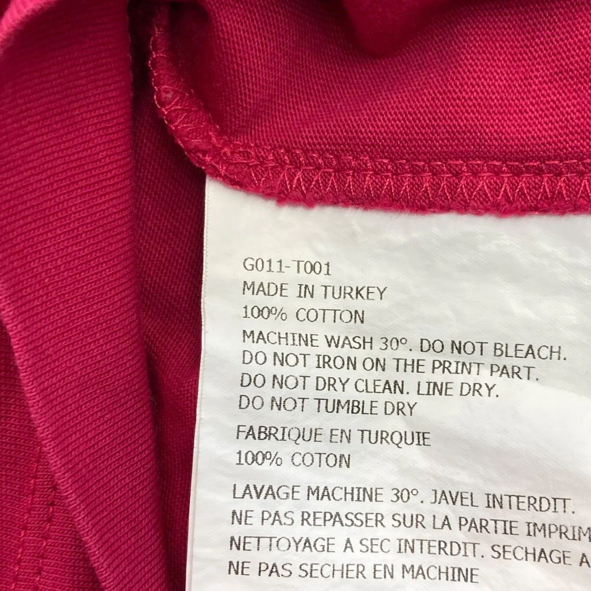 Gosha Rubchinskiy Cyrillic Logo Tee Size US M / EU 48-50 / 2 - 4 Thumbnail