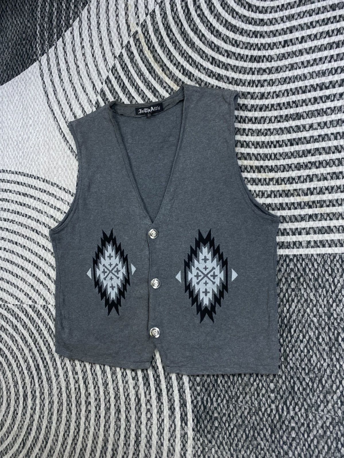 In The Attic Vintage In The Attic Navajo Style Vest Size US M / EU 48-50 / 2 - 4 Thumbnail