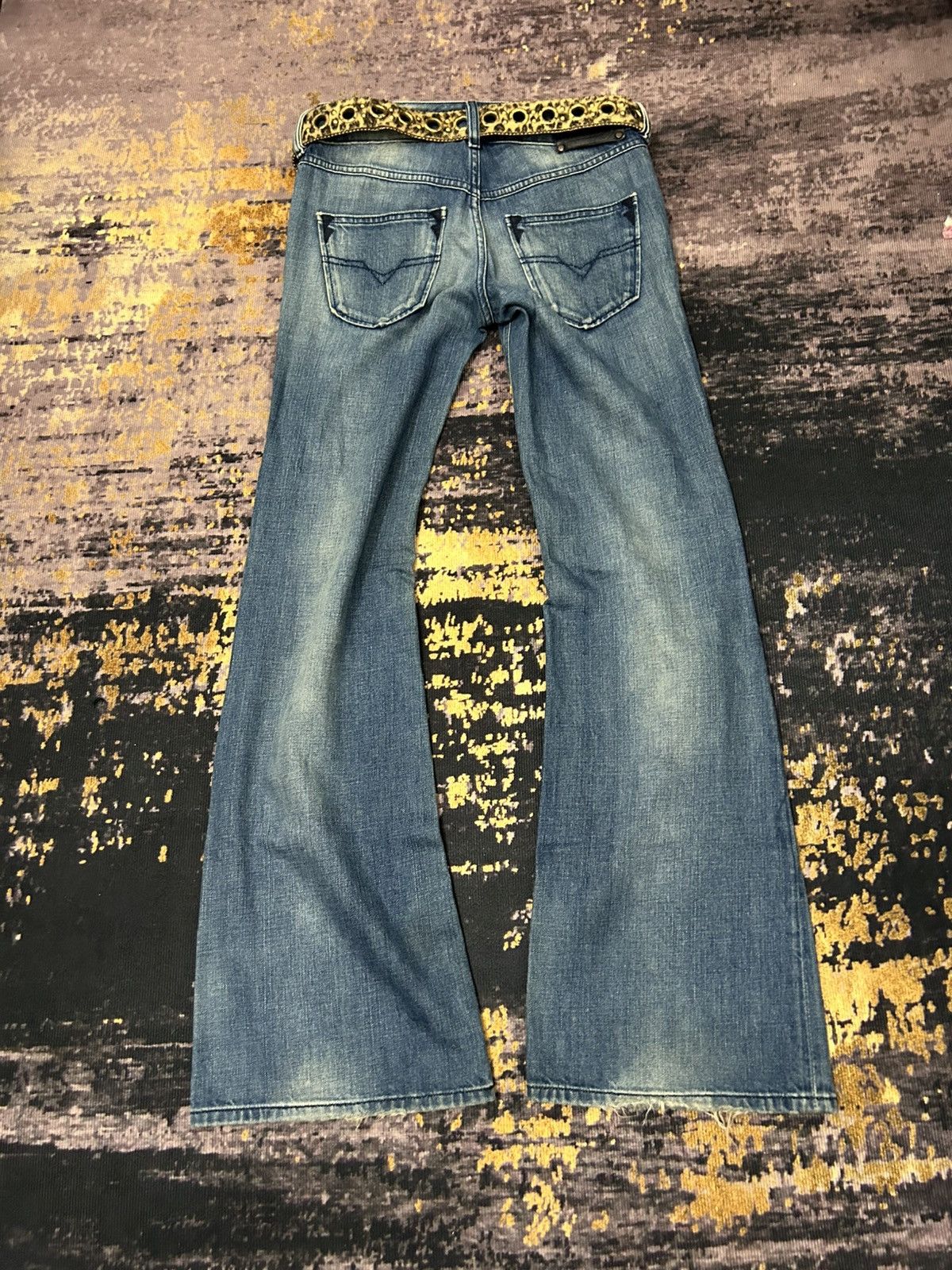 Diesel Diesel Vixy Blue Wash Flare Jeans Size US 28 / EU 44 - 4 Thumbnail
