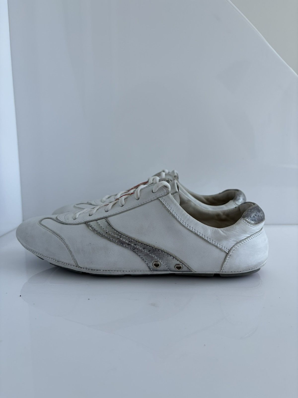 Prada 90S Prada Monte Carlo Driving Leather Sneakers Americas Cup Size US 7.5 / IT 37.5 - 8 Thumbnail