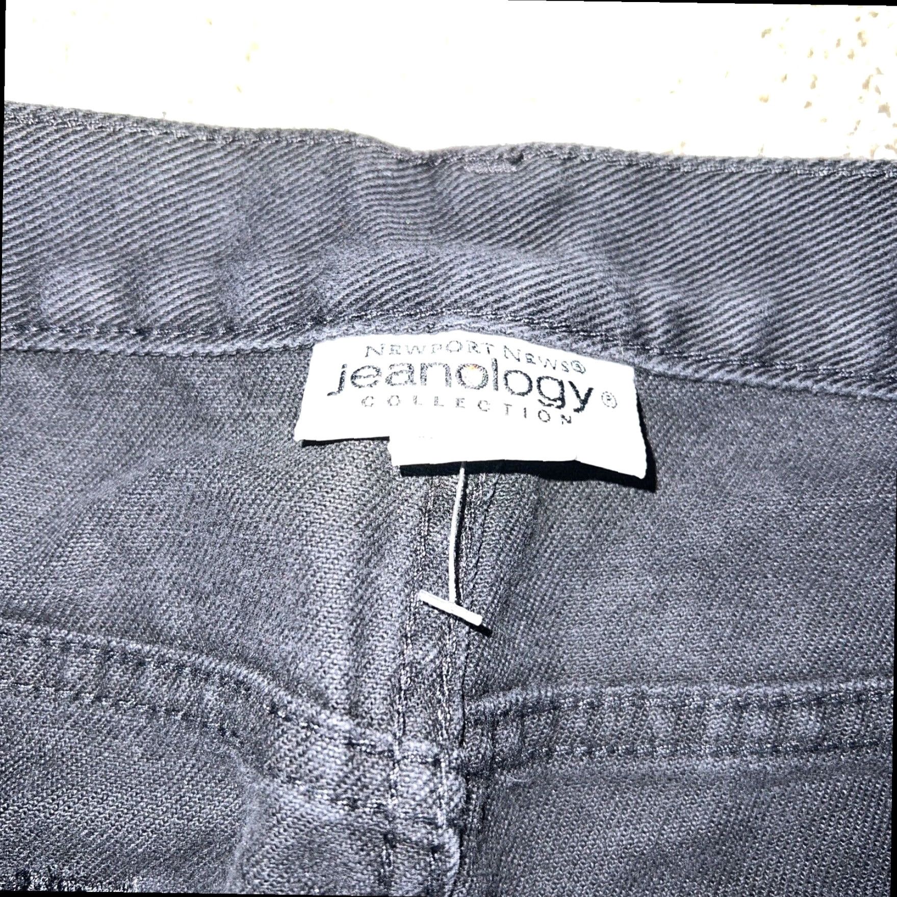 Vintage Jeanology Black Ankle Jeans Womens Size 14 Size 36" / US 14 / IT 50 - 3 Thumbnail