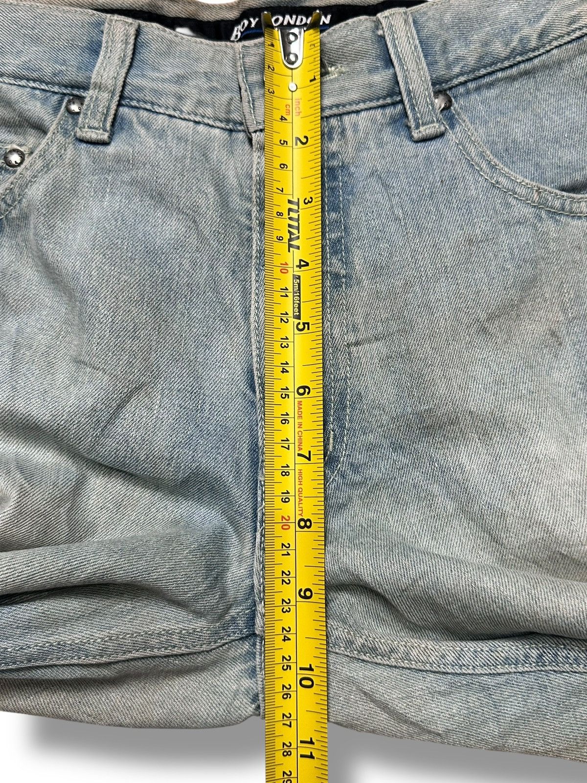 Boy London Vintage Boy London Bell-Bottom Flare Jeans Light BlueWash Size US 29 - 20 Thumbnail