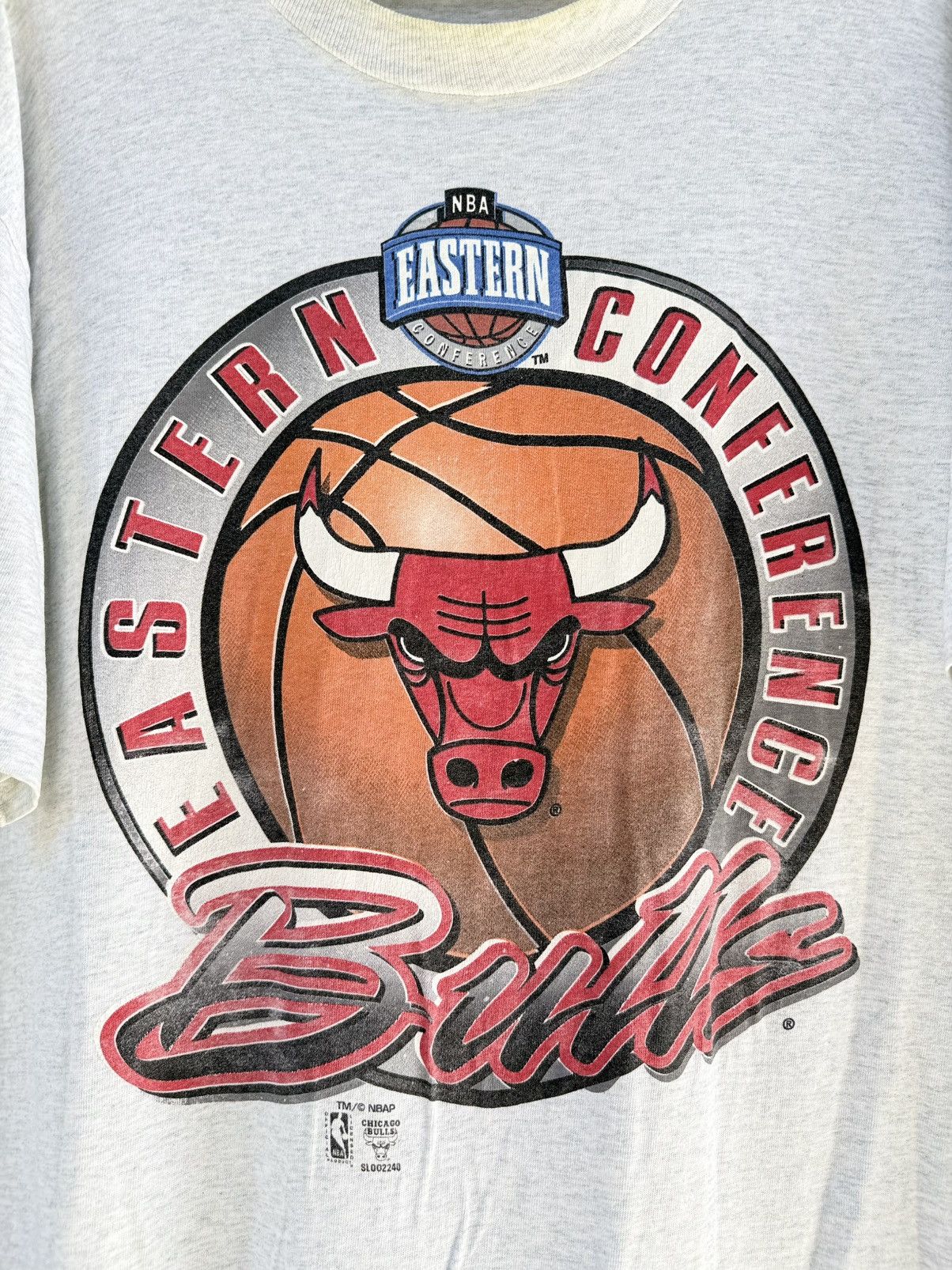 Salem Sportswear Vintage 90s Eastern Conference Chicago Bulls Nba Salem Tee Size US L / EU 52-54 / 3 - 2 Thumbnail