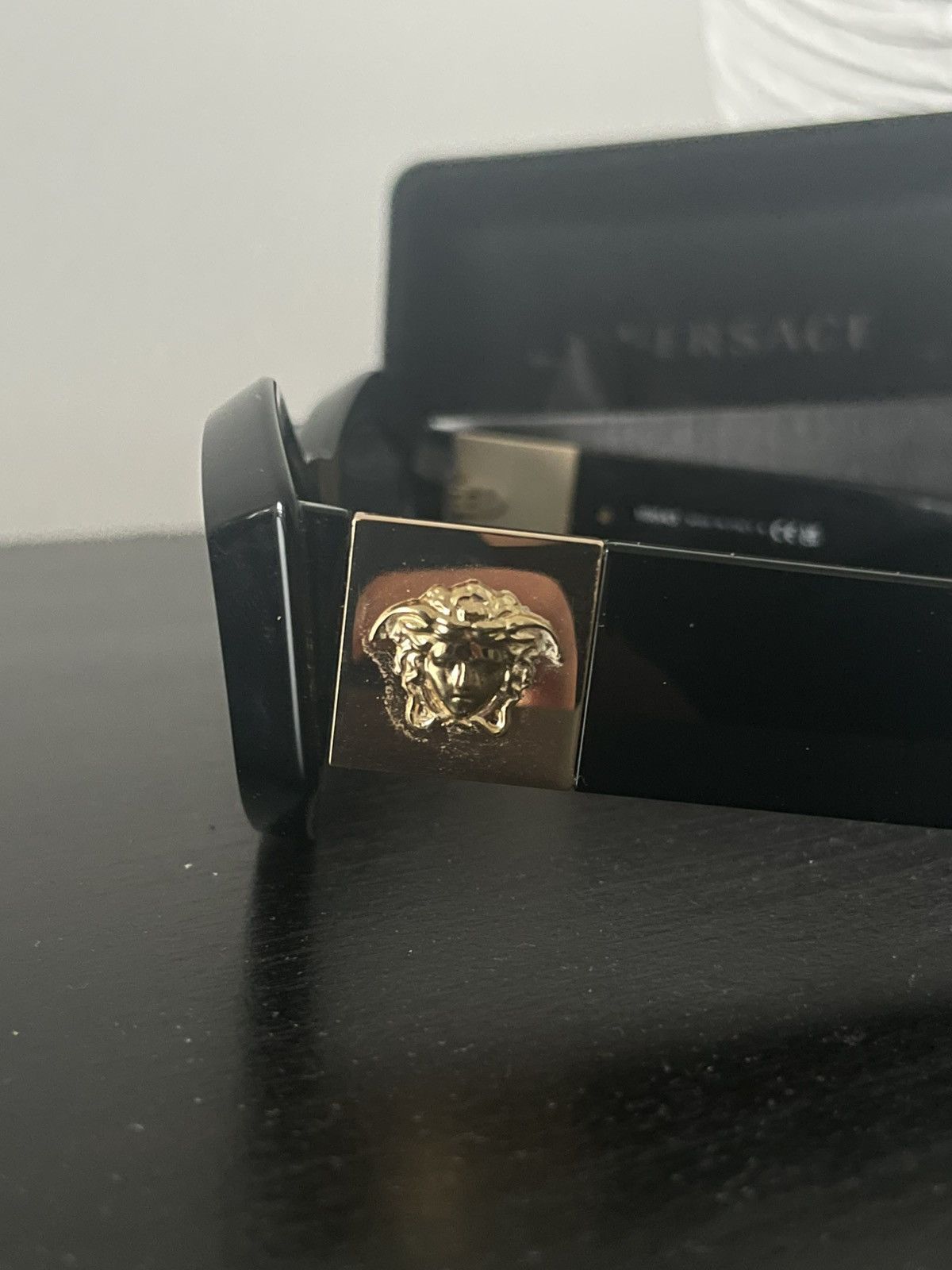 Versace Versace Slim Black Sunglasses Size ONE SIZE - 3 Thumbnail