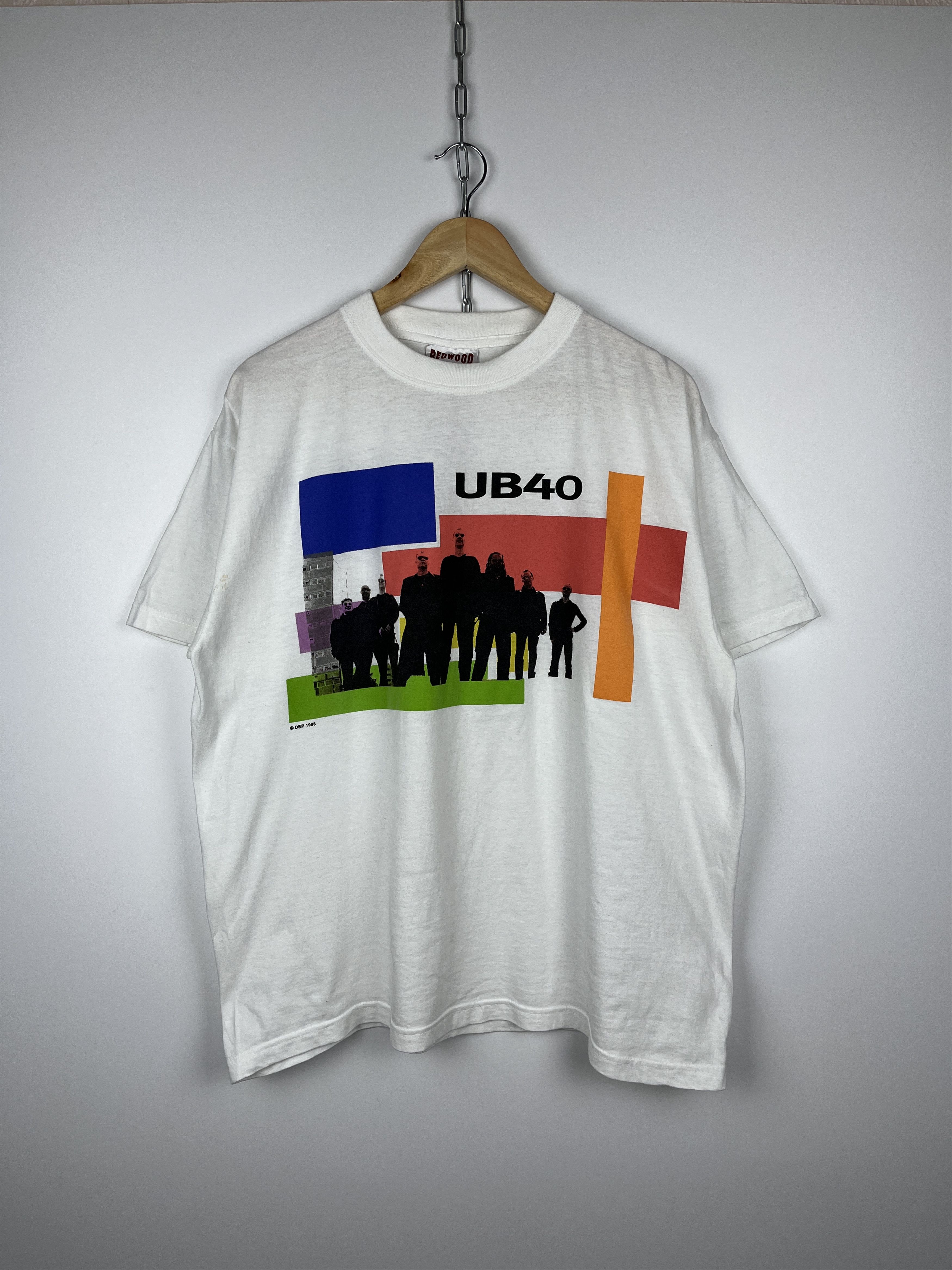 Band Tees × Vintage Vintage UB40 World Tour 1998 Men's T-shirt 90s Size US XL / EU 56 / 4 - 2 Thumbnail