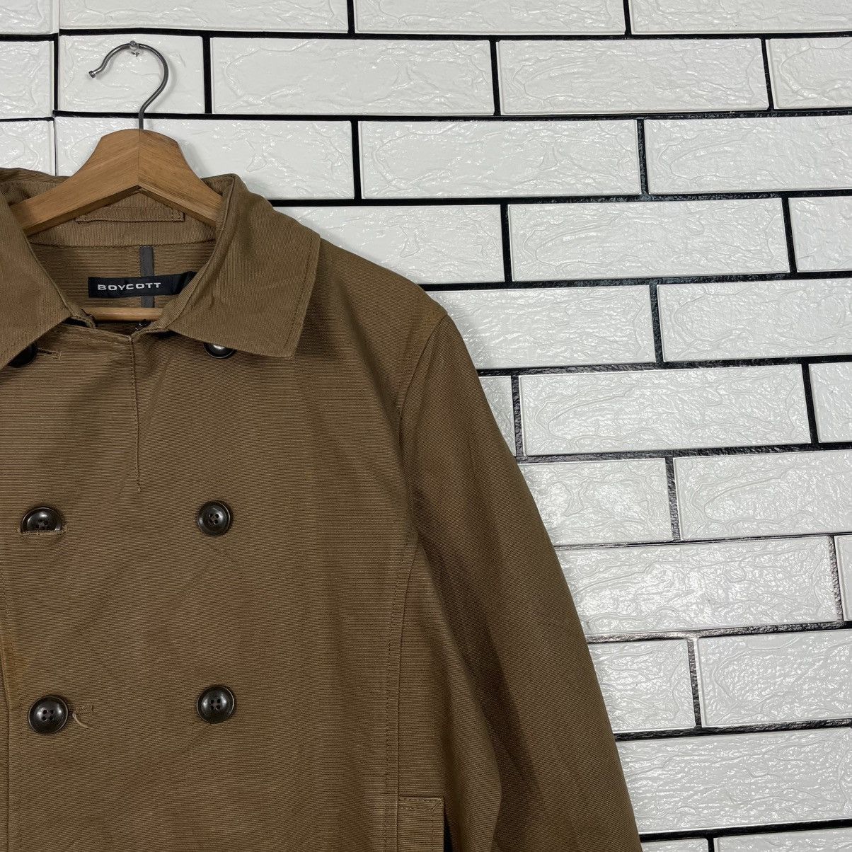Boycott Boycott Double Breasted Brown Jacket Size US M / EU 48-50 / 2 - 5 Thumbnail