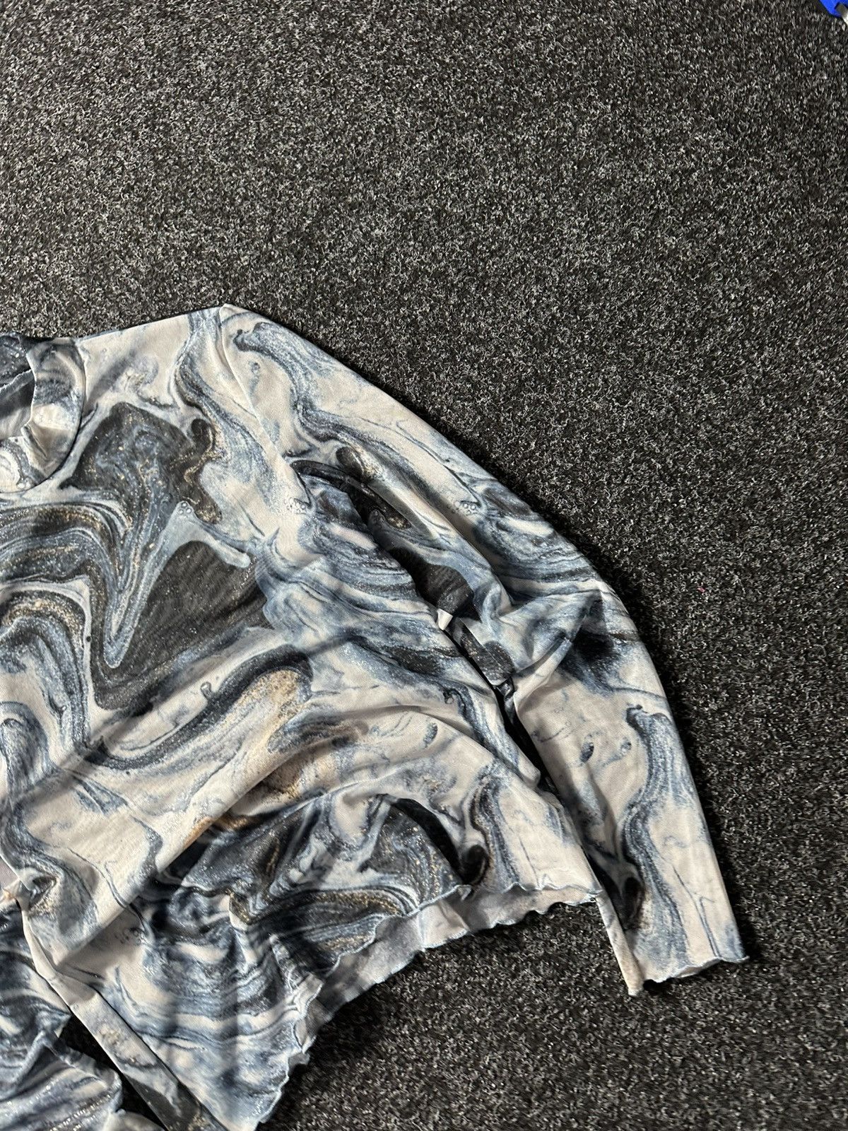 Designer × Japanese Brand 🚨 Save The Queen Jean Paul Gaultier STYLE! MeshBlouses Size L / US 10 / IT 46 - 3 Thumbnail