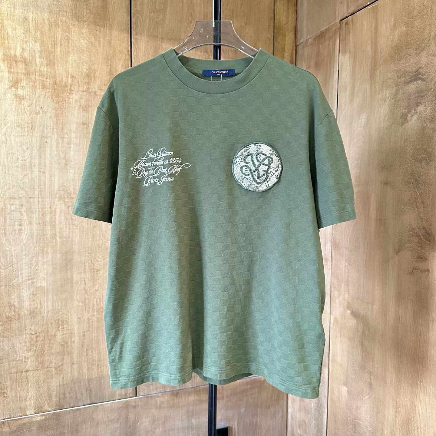 Louis Vuitton Louis Vuitton Green T-Shirt XXL Men Size US XXL / EU 58 / 5 - 1 Thumbnail
