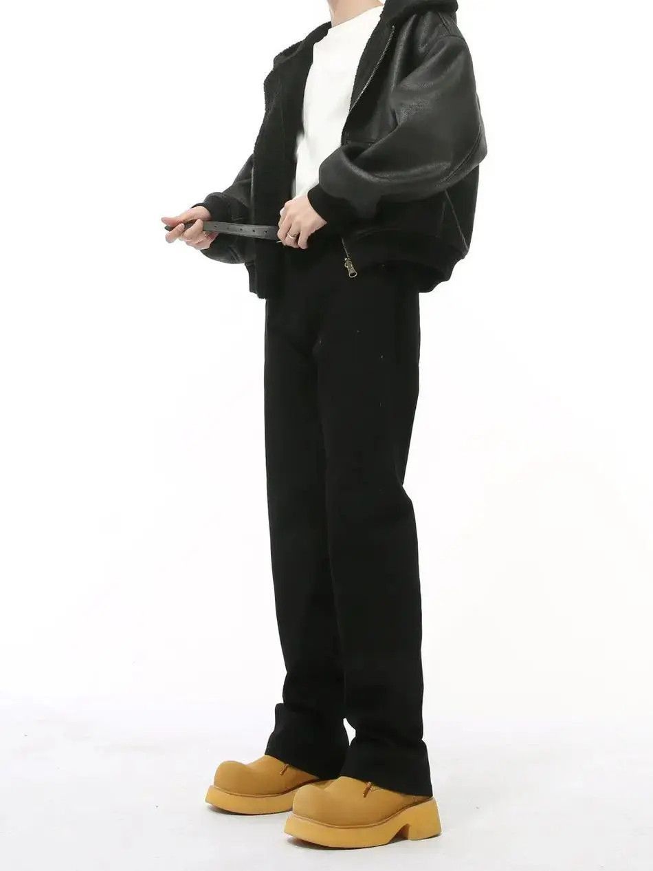 Japanese Brand Retro high street micro trumpet wide leg jeans Size US 30 / EU 46 - 2 Thumbnail