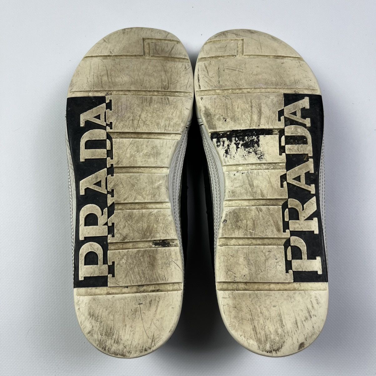 Prada × Vintage Prada Milano Vintage Low Sneakers Black Luxury Size US 8 / EU 41 - 10 Thumbnail