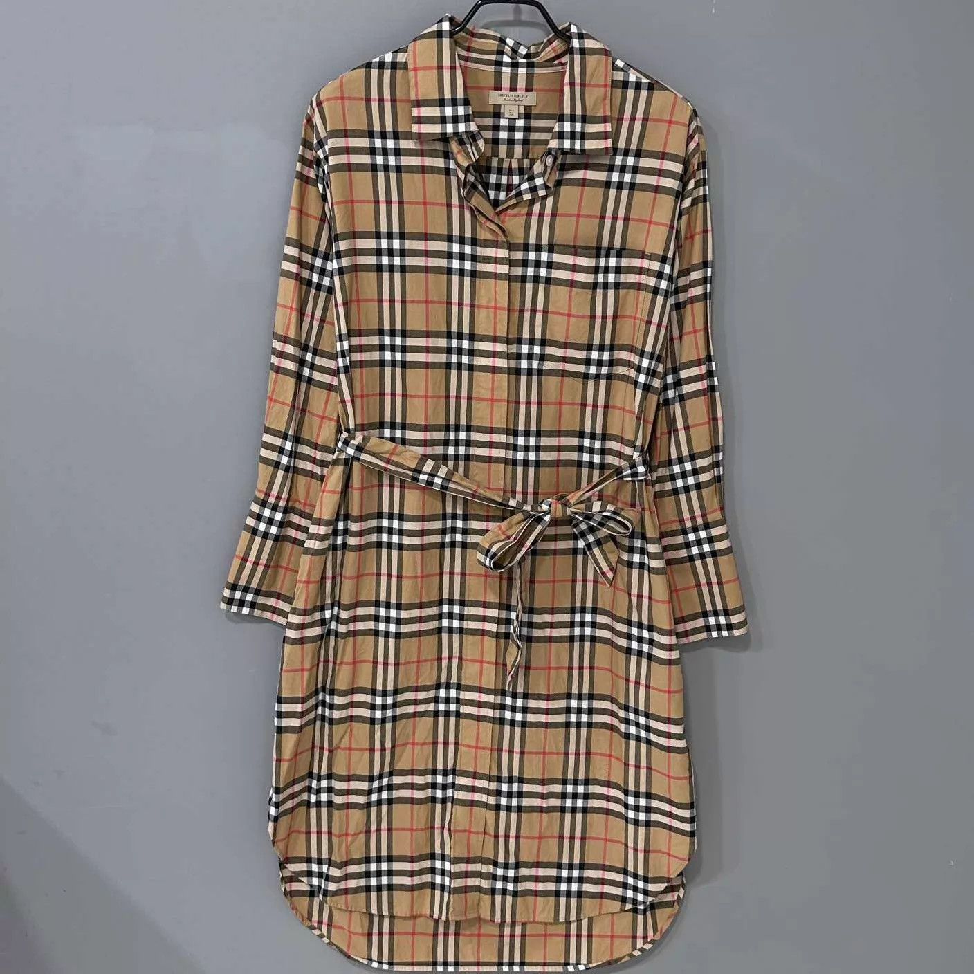 Burberry Burberry Classic Check Belted Dress UK8 99 New Size S / US 4 / IT 40 - 1 Thumbnail
