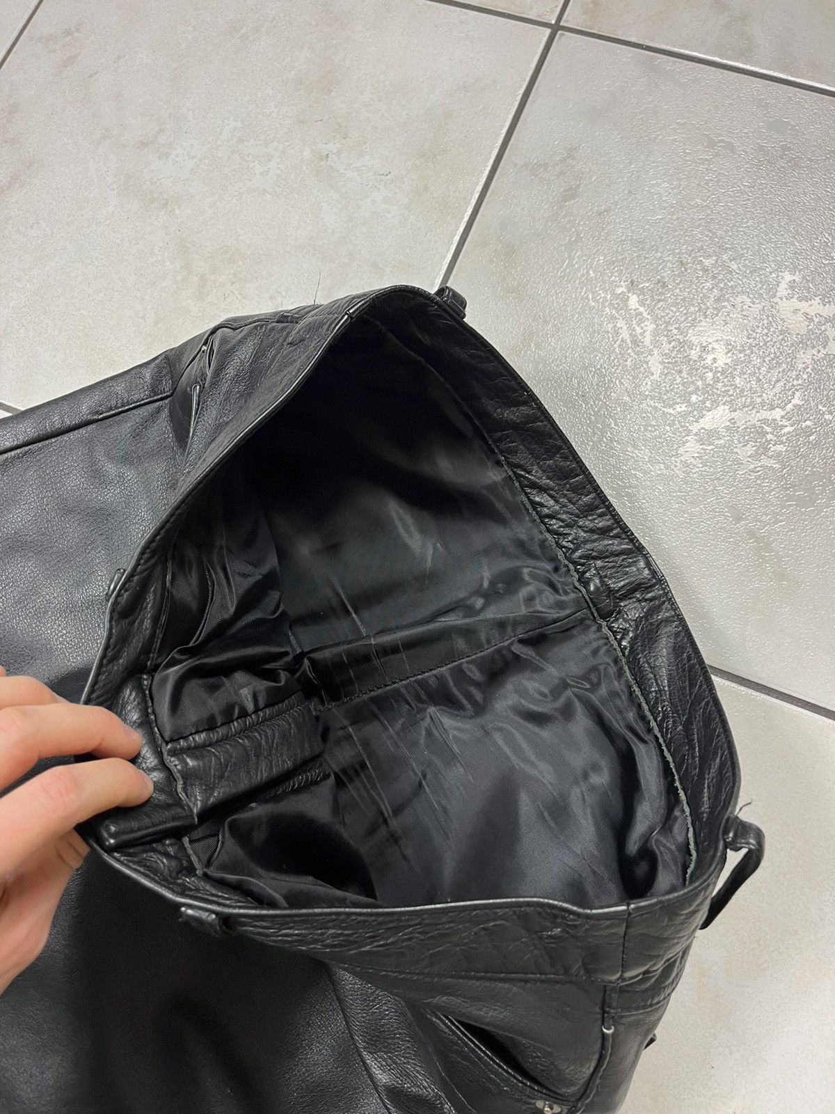 Leather × Vintage Vintage Conwell 32x32 leather classic pants trousers Size US 32 / EU 48 - 19 Thumbnail