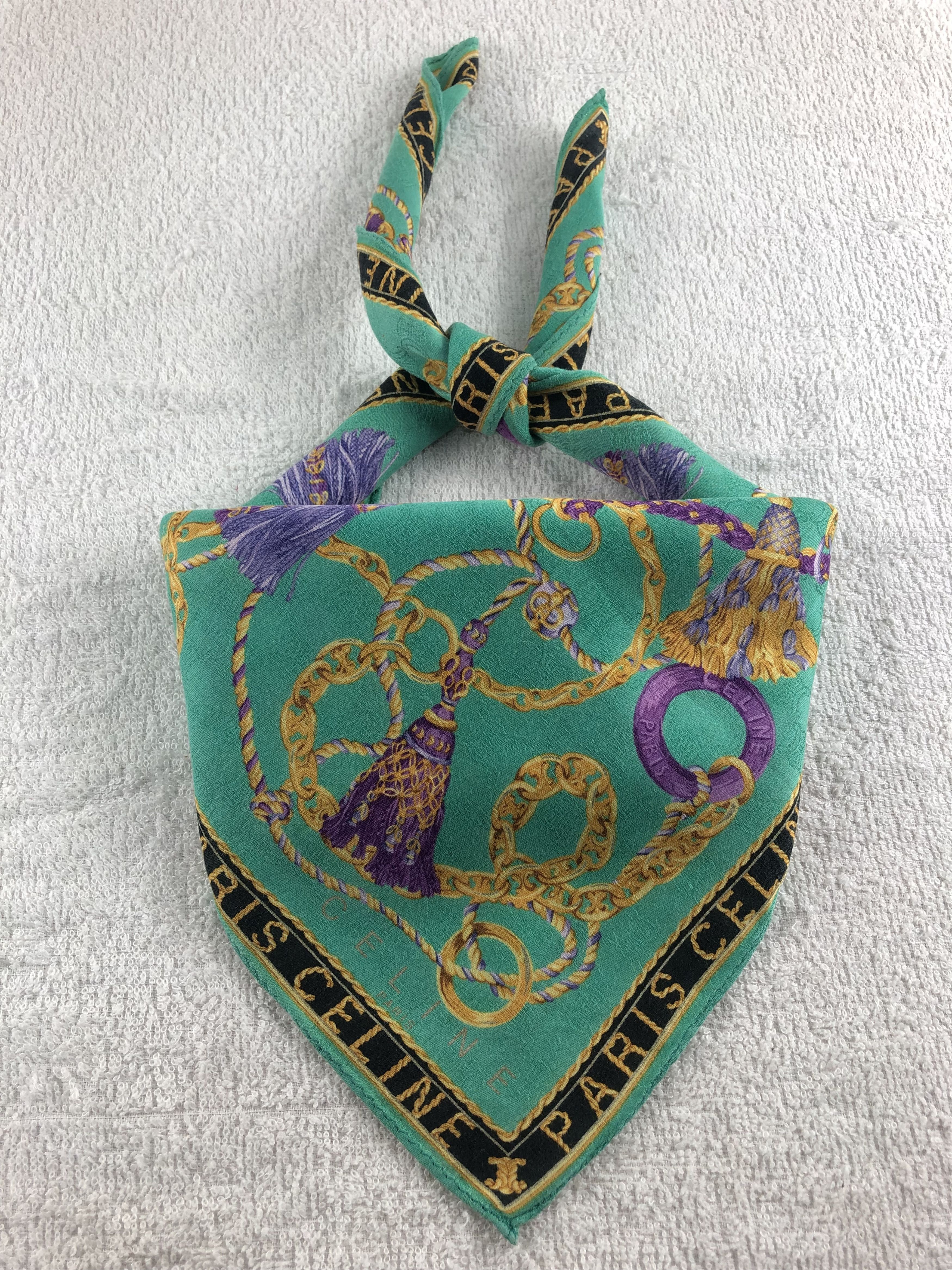 Celine Celine Handkerchief / Bandana / Neckerchief C228 Size ONE SIZE - 1 Thumbnail