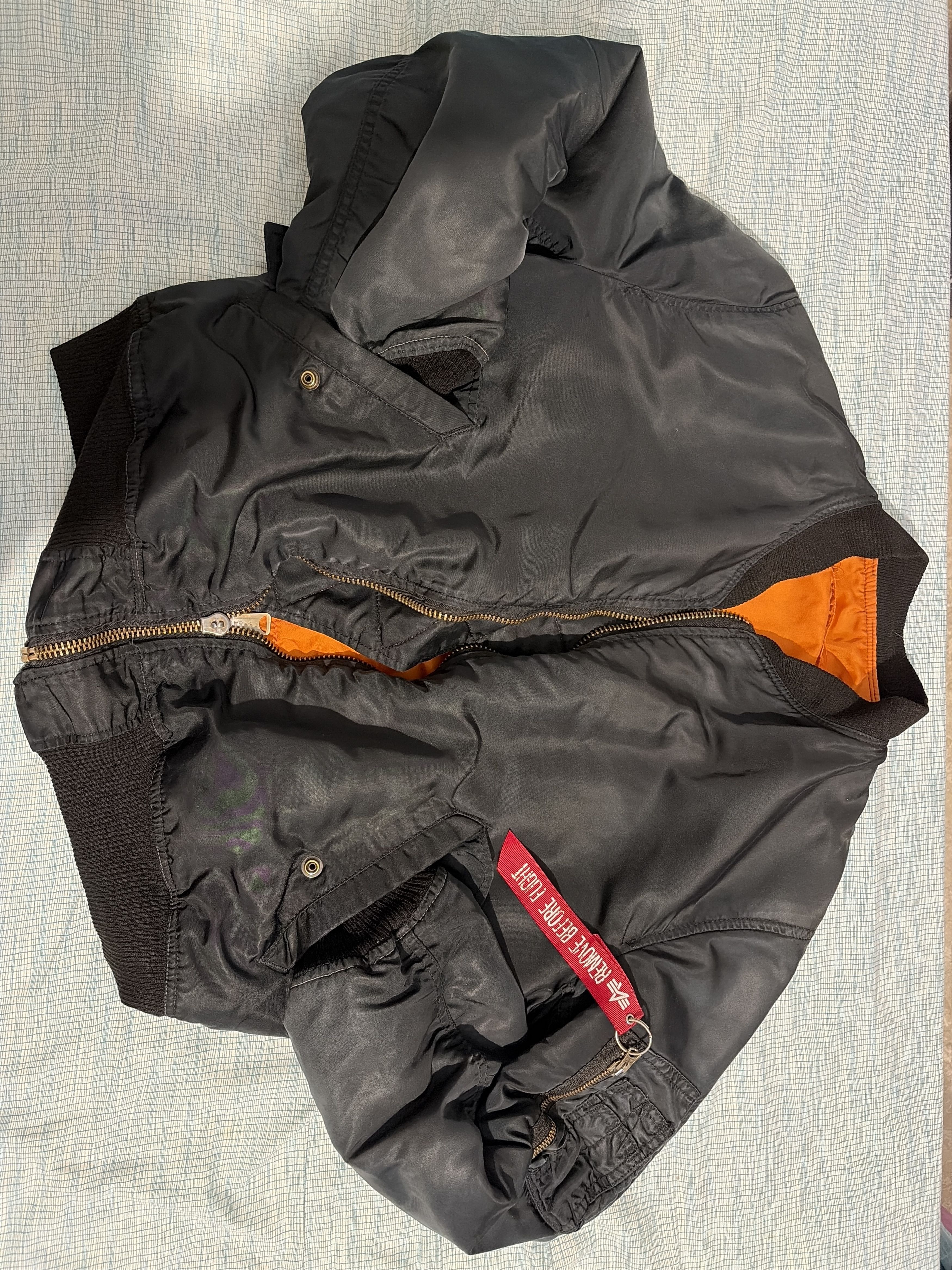 Alpha Industries Vintage Alpha Industries U.S Air Force Bomber Jacket MA-1 Size US L / EU 52-54 / 3 - 17 Thumbnail