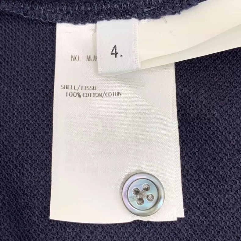 Thom Browne Thom Browne size4 Cotton turned-down collar short-sleeved p Size US XL / EU 56 / 4 - 7 Thumbnail