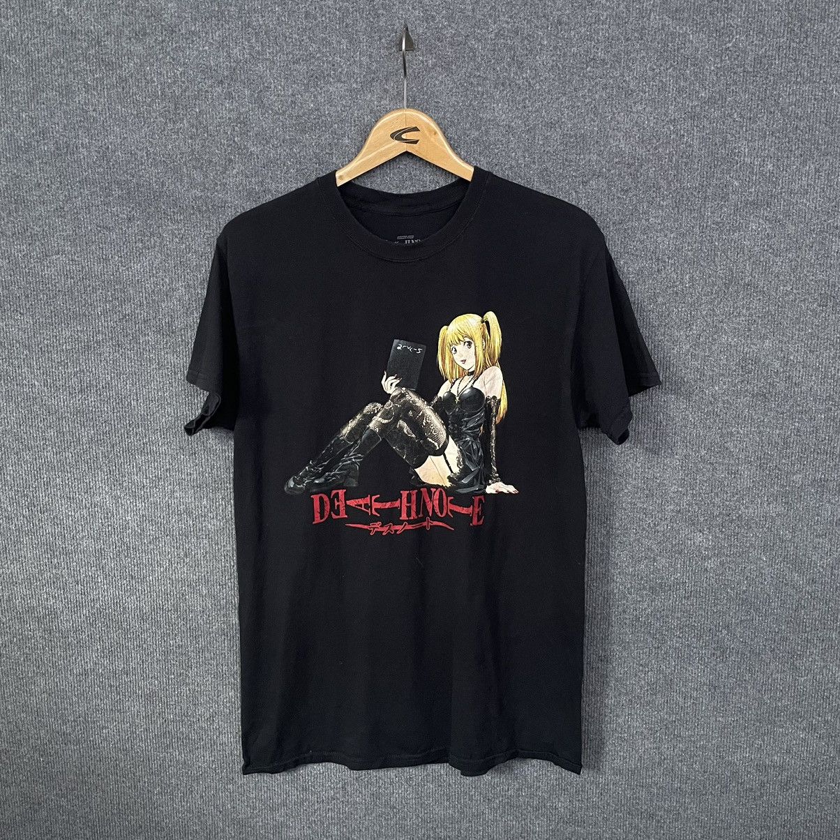 image of Anima x Cartoon Network Anime Death Note Misa Amane Japanese Manga Series T Shirt in Black (Size Me