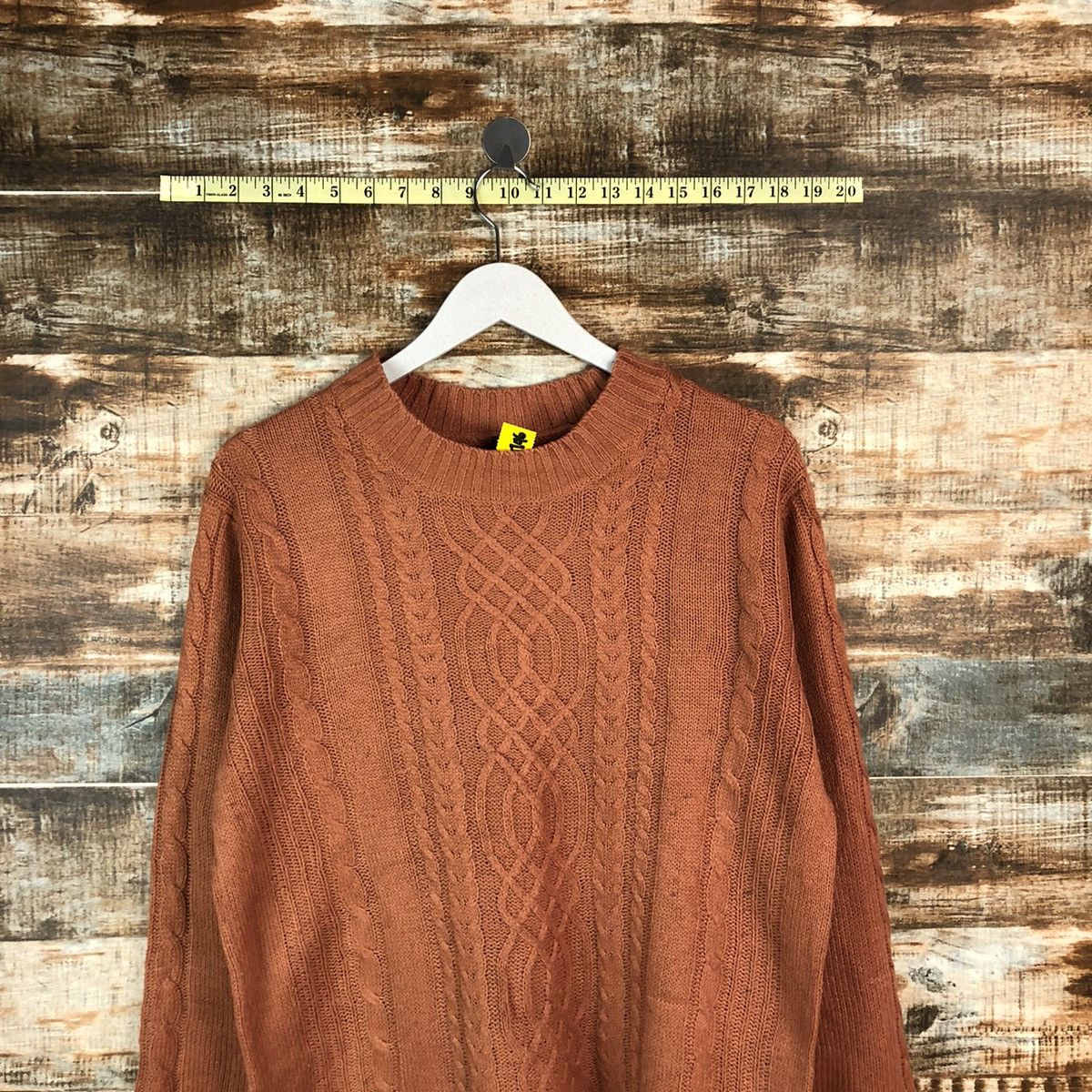 Homespun Knitwear × Japanese Brand Japan vintage Pink cable Knitwear #A1746 Size M / US 6-8 / IT 42-44 - 2 Thumbnail