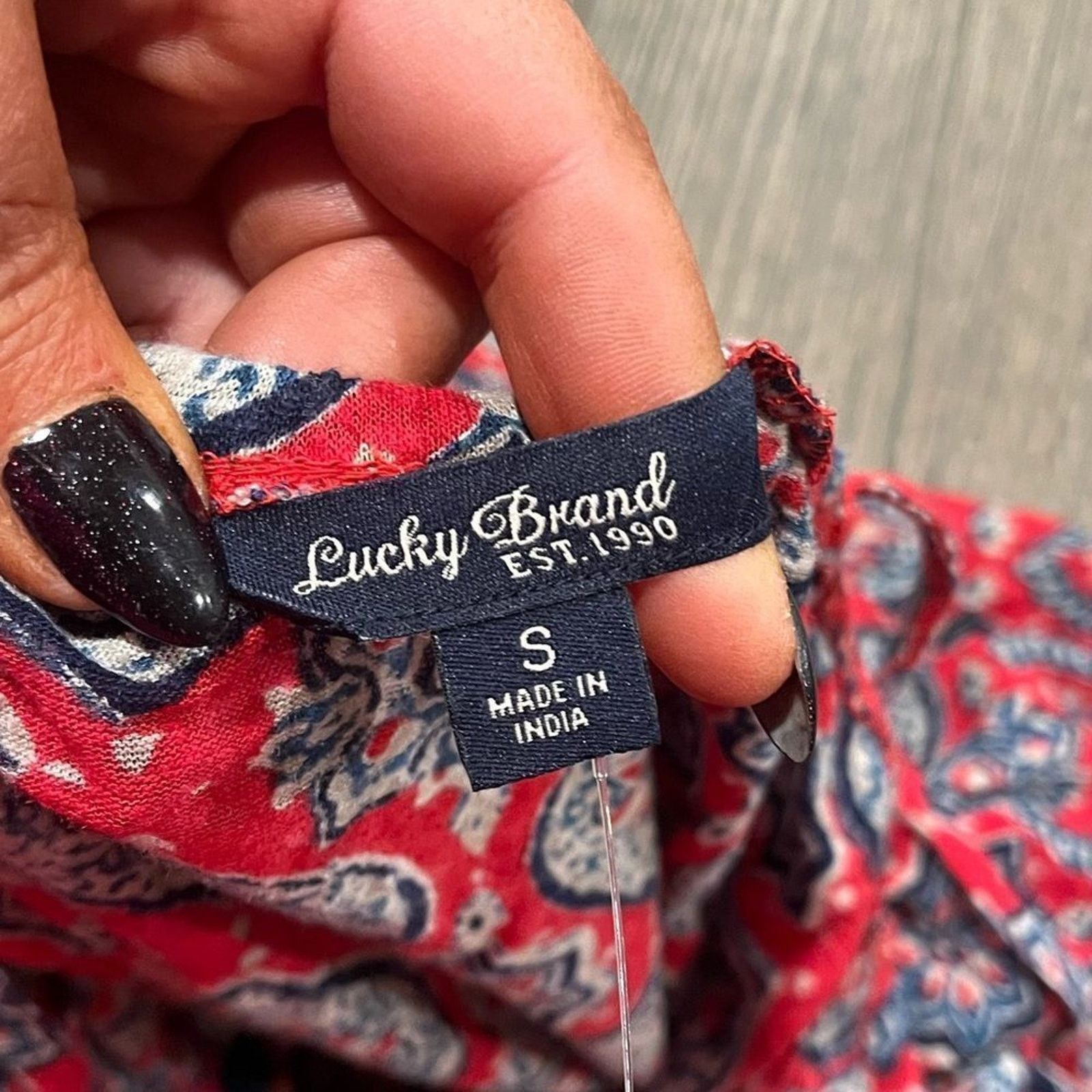 Lucky Brand Lucky Brand Tank Top Bohemian Floral Lightweight Small Size S / US 4 / IT 40 - 3 Thumbnail