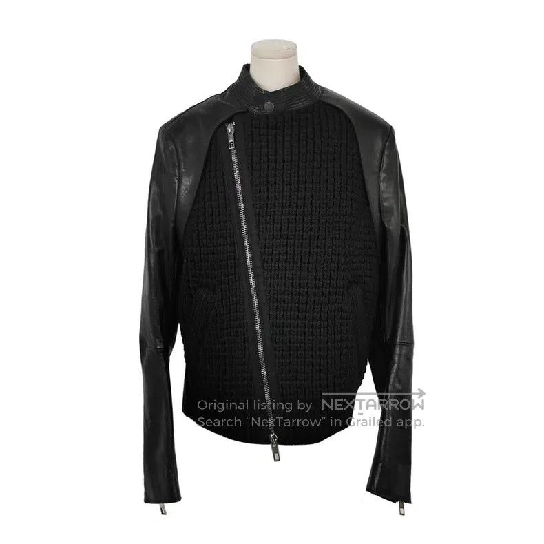 Valentino Valentino Cowhide patchwork cotton wool blend leather jack Size S / US 4 / IT 40 - 1 Thumbnail