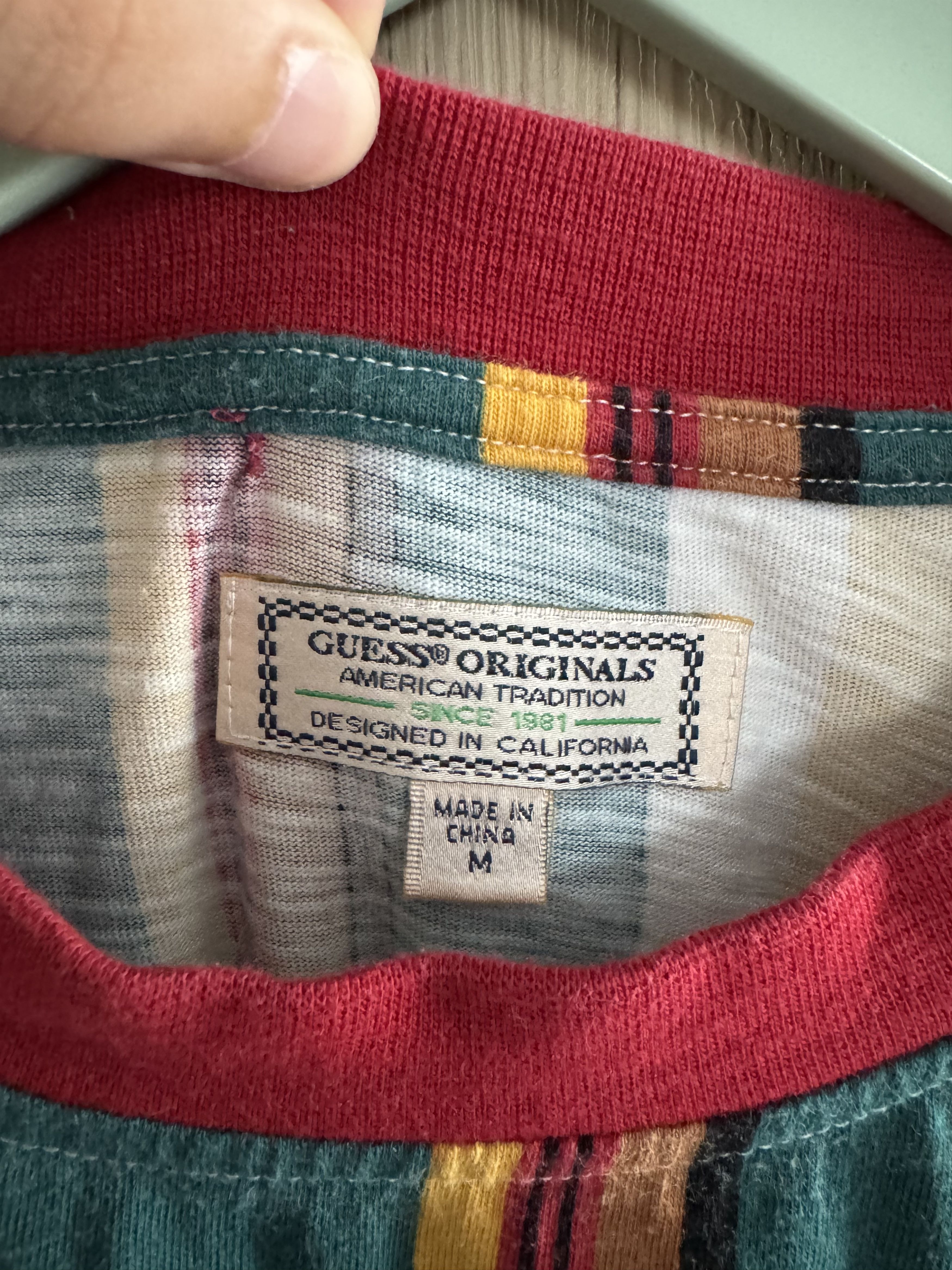 Guess Vintage Guess Striped Long Sleeve T-Shirt A$AP Rocky Size US M / EU 48-50 / 2 - 4 Thumbnail
