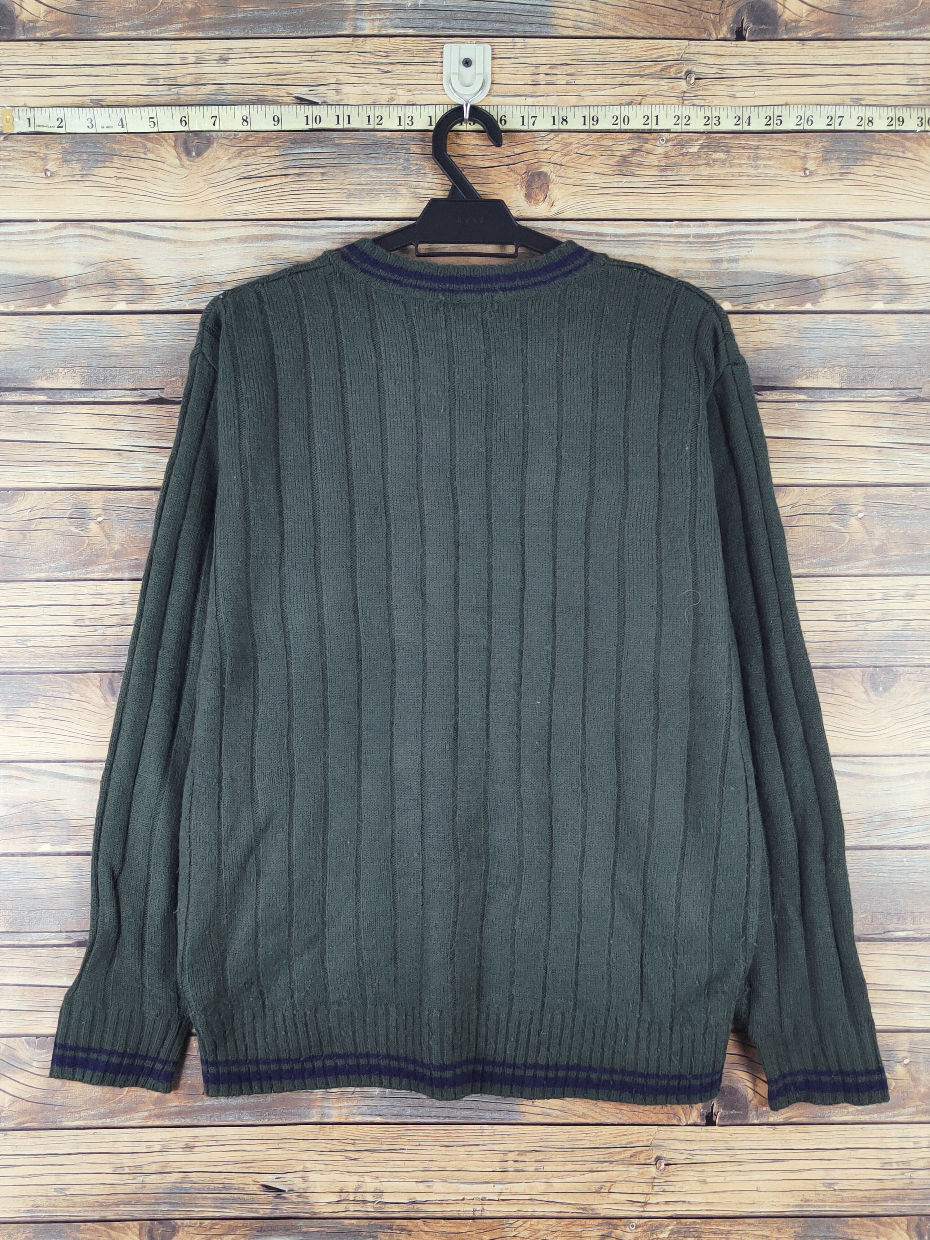 Aran Isles Knitwear Uniqlo Dark Green Knitwear Sweatshirts #W1761 Size US M / EU 48-50 / 2 - 7 Thumbnail
