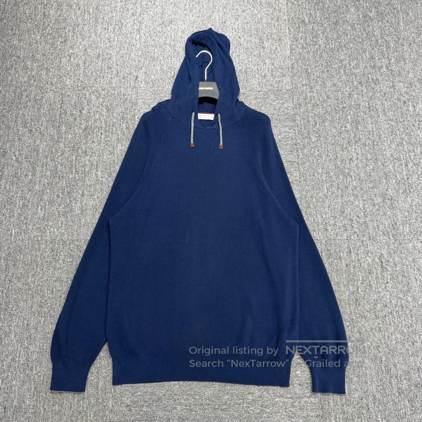 Brunello Cucinelli Brunello Cucinelli Knitted hooded hoodie| Size US XL / EU 56 / 4 - 1 Thumbnail