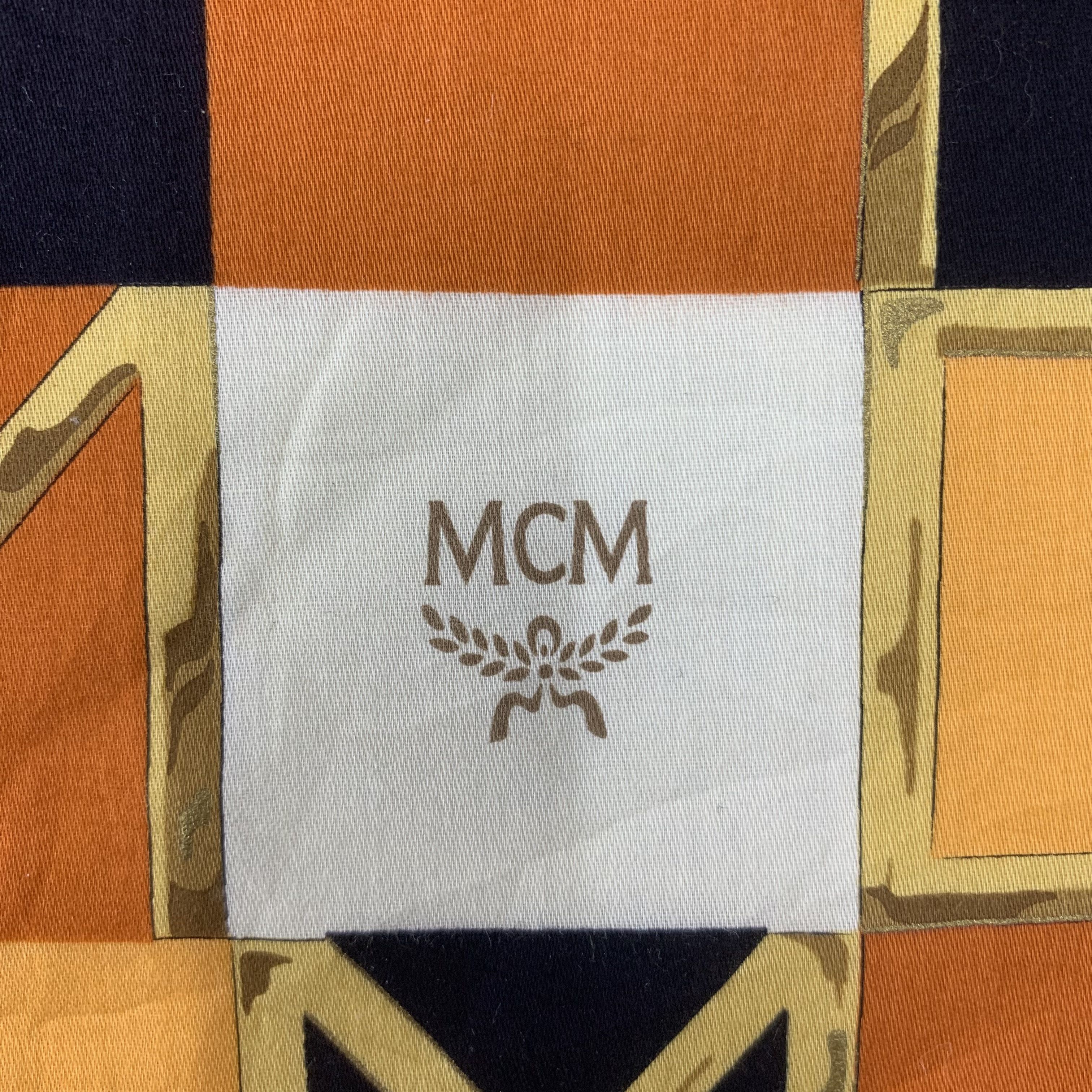 MCM MCM Handkerchief Pocket Square Scarf Bandana TC1434 Size ONE SIZE - 5 Thumbnail