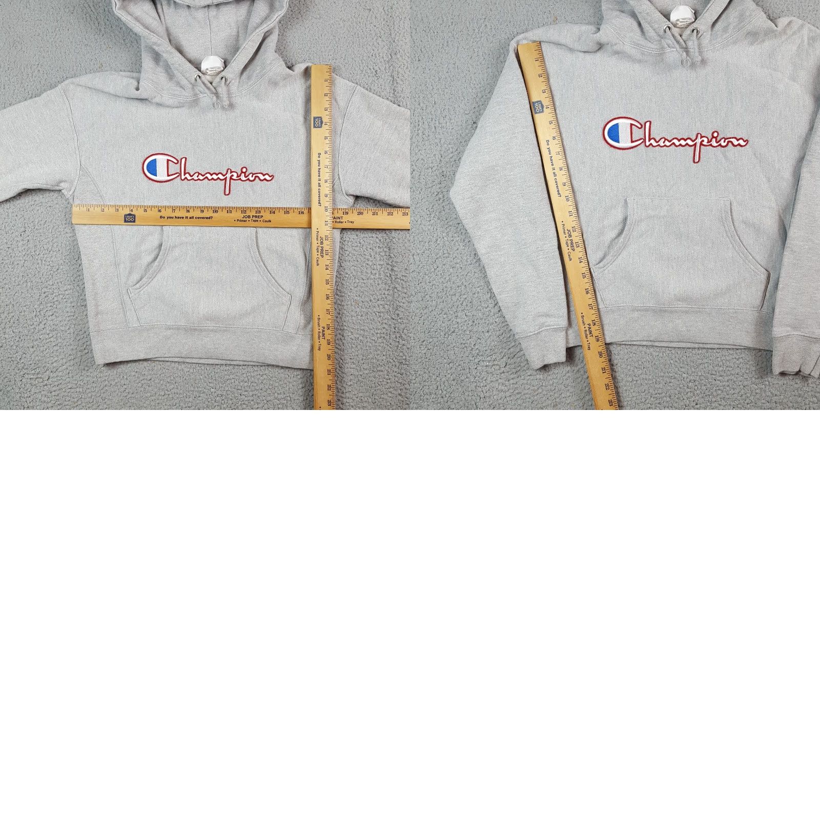Champion Champion Hooded Sweatshirt Size S Hoodie Spell Out Logo Reverse Weave Gray 90s Grunge Skate Athletic Men Size US S / EU 44-46 / 1 - 8 Thumbnail